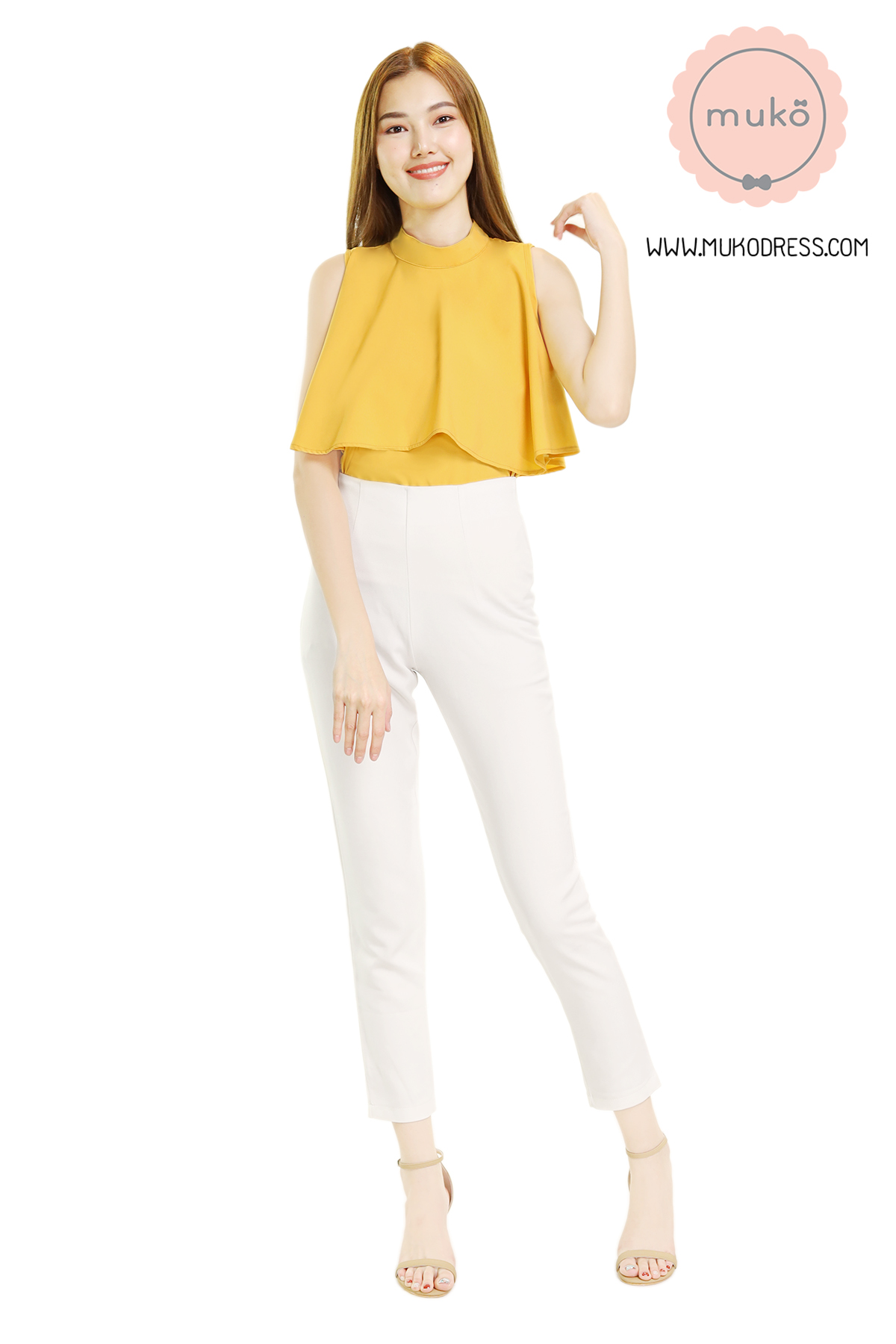Muko Bryony เสื้อให้นม คลุมท้อง BSL04-025 เหลืองมัสตาร์ด