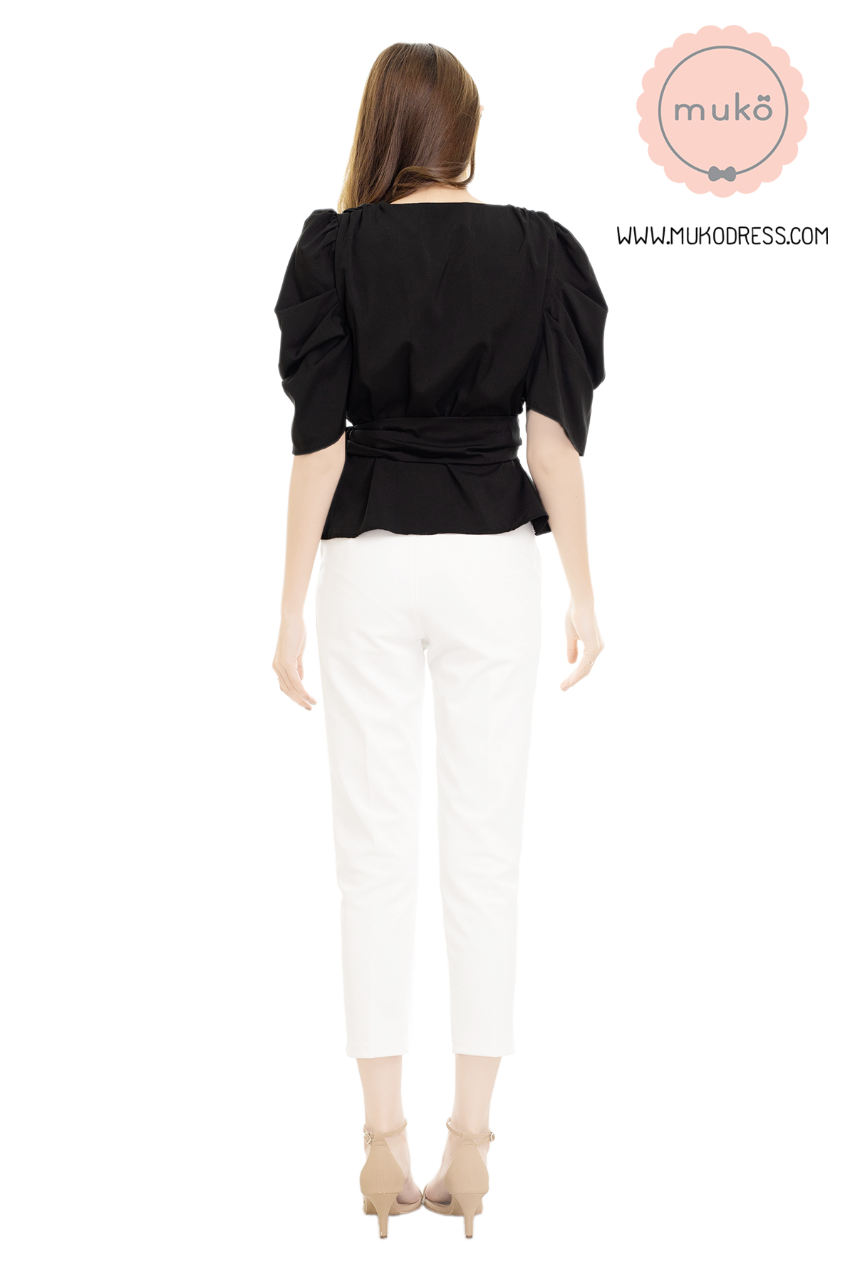Muko Averly เสื้อเปิดให้นม BSL20-001 ดำ