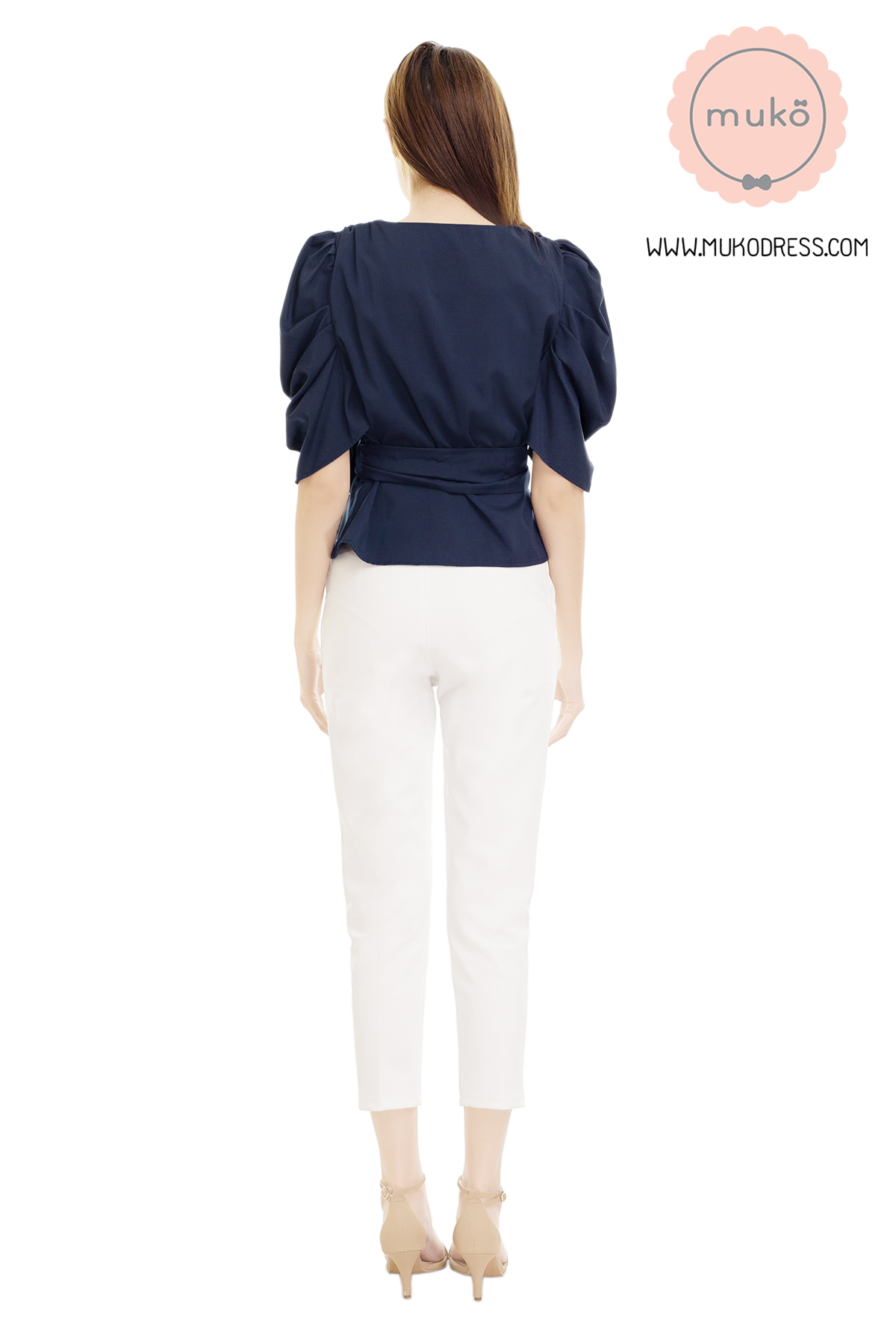 Muko Averly เสื้อเปิดให้นม BSL20-007 กรมท่า