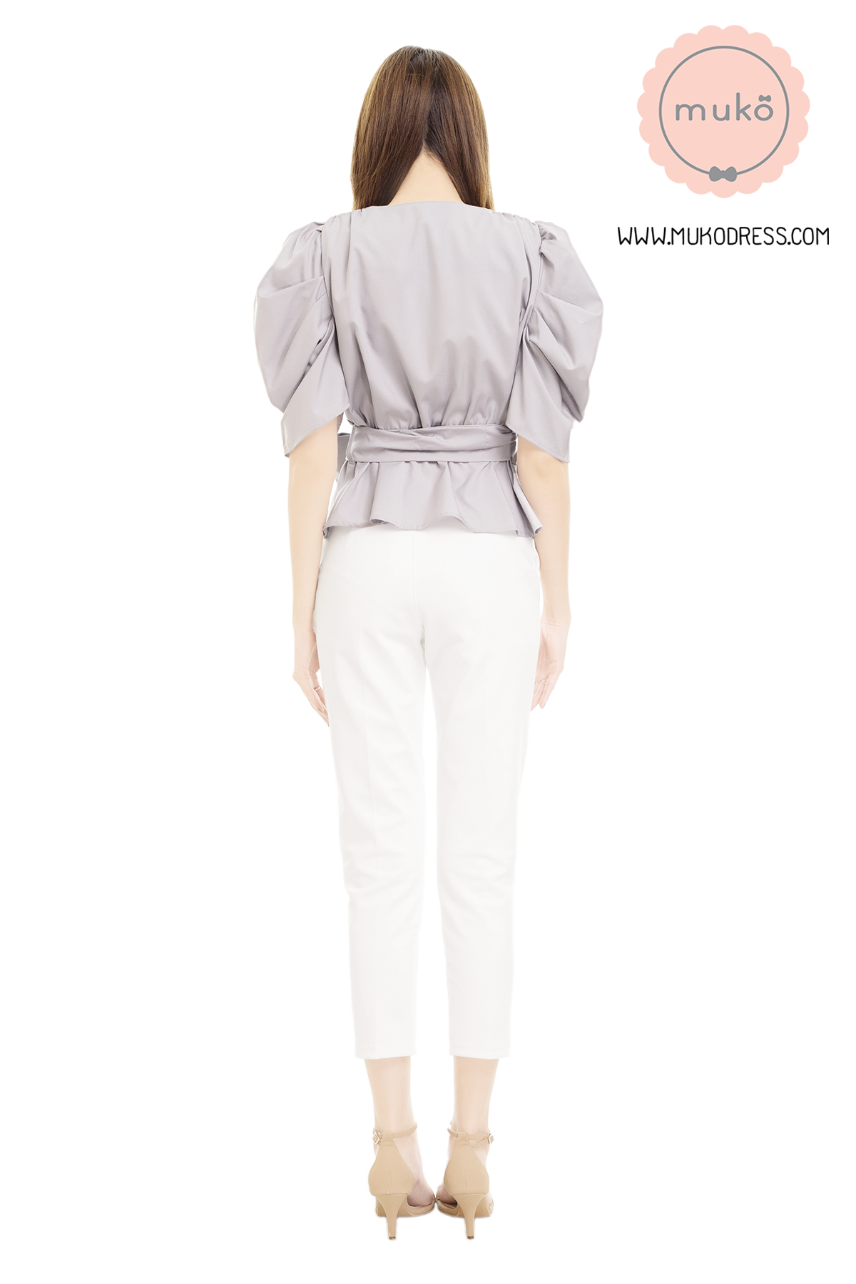 Muko Averly เสื้อเปิดให้นม BSL20-009 เทา