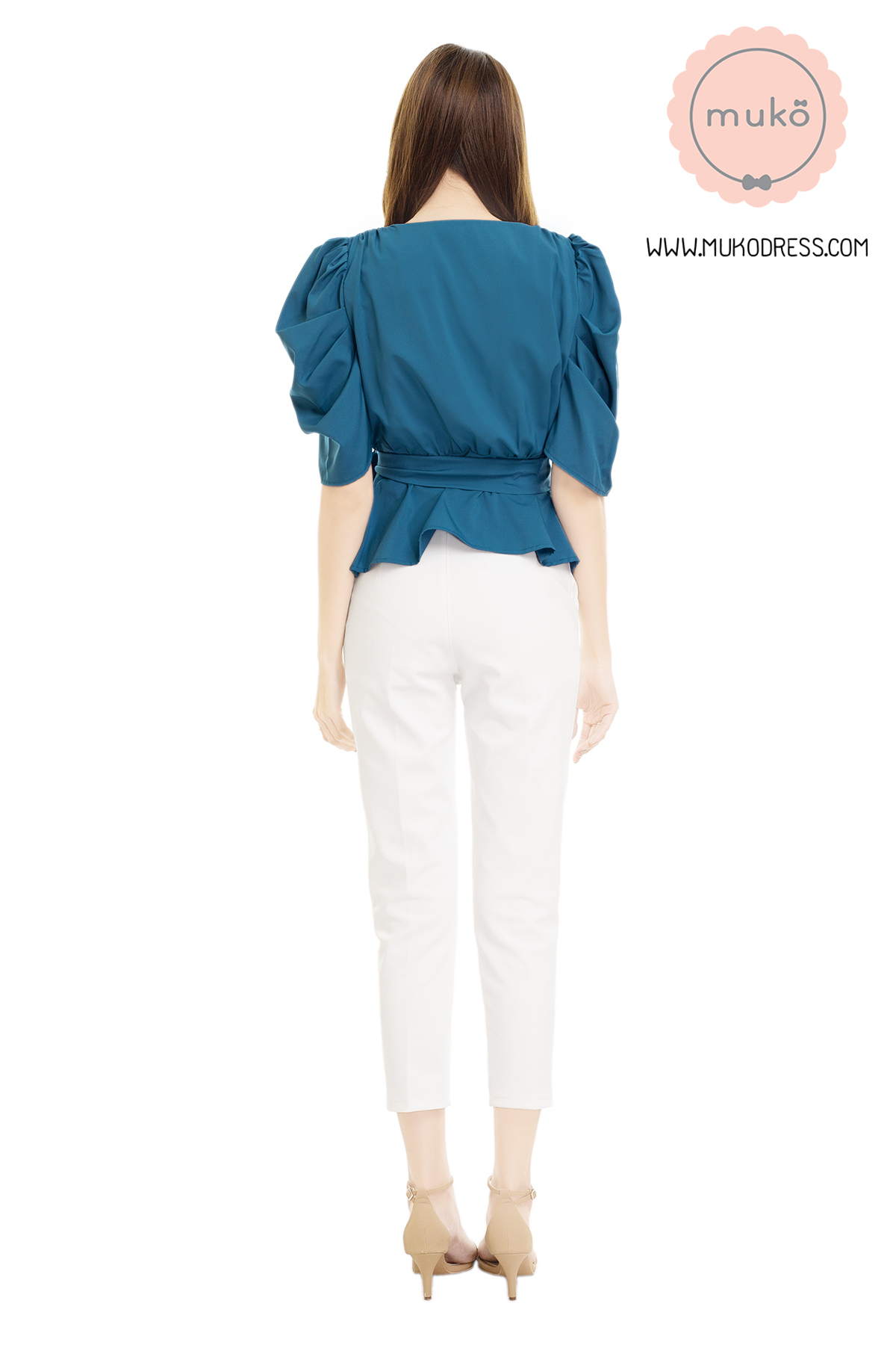 Muko Averly เสื้อเปิดให้นม BSL20-011 ฟ้าทะเล