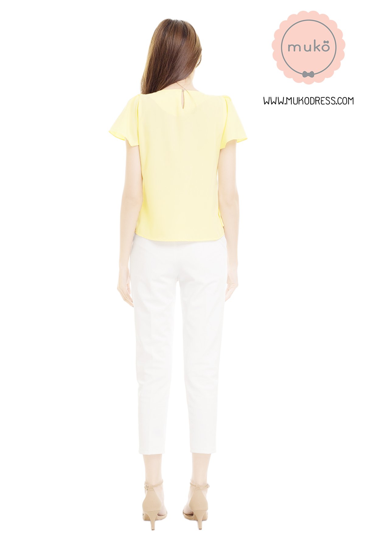 Muko Kaylie เสื้อเปิดให้นม BSL19-003 เหลือง