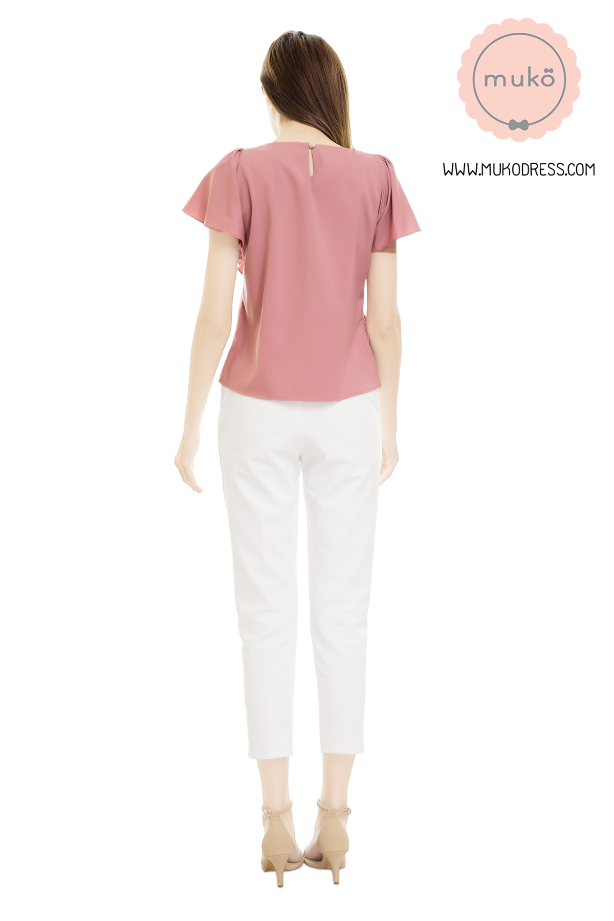 Muko Kaylie เสื้อเปิดให้นม BSL19-010 กะปิ