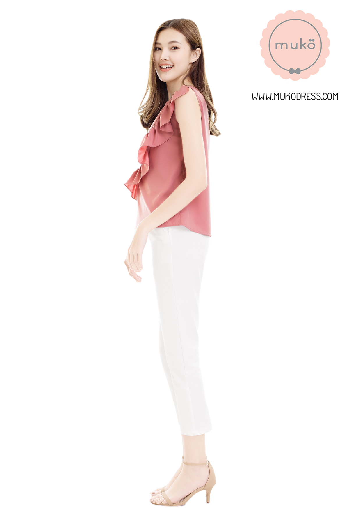 Muko Kayla เสื้อเปิดให้นม BSL17-005 กะปิ