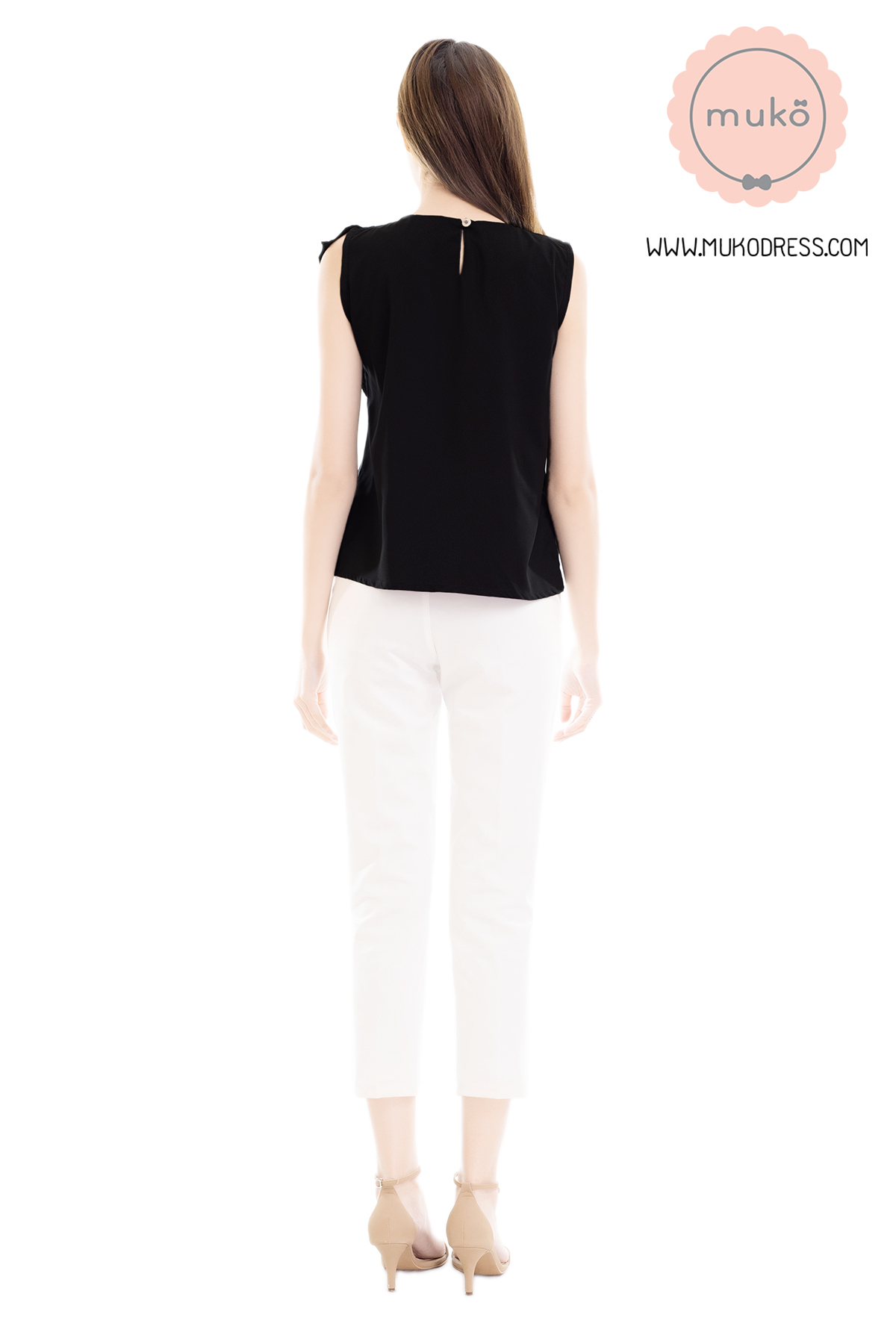 Muko Kayla เสื้อเปิดให้นม BSL17-009 ดำ
