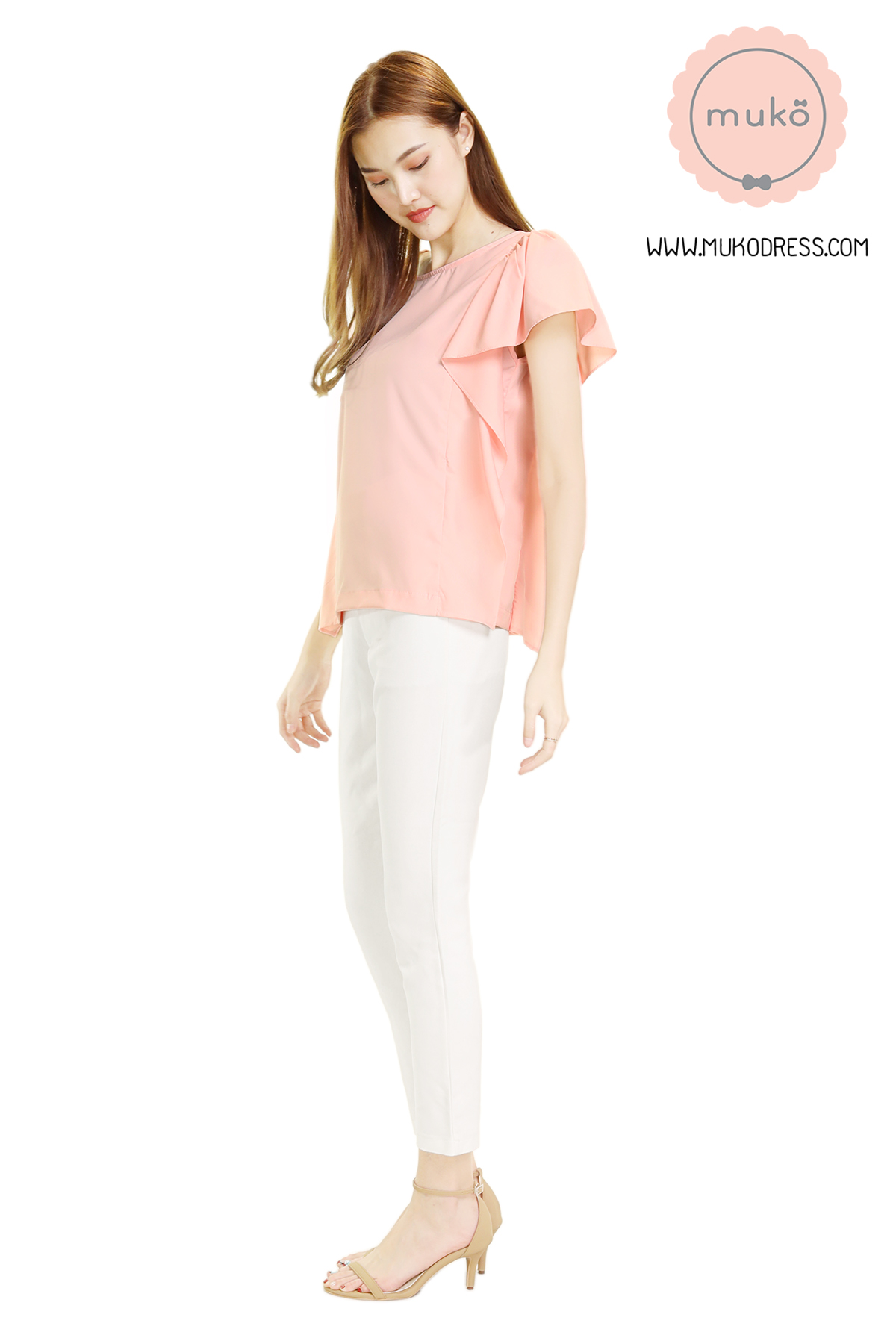 Muko Hill Top เสื้อให้นม คลุมท้อง BSL07-013 โอรส Muko Hill Top เสื้อให้นม คลุมท้อง BSL07-013 โอรส