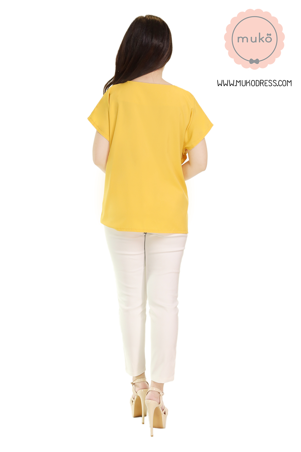 Muko Brandy เสื้อให้นม คลุมท้อง BSL06-022 เหลืองมัสตาร์ด
