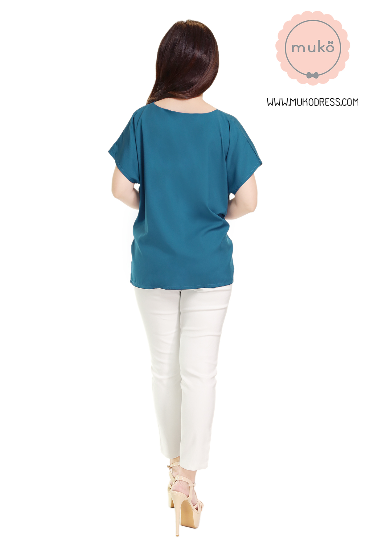 Muko Brandy เสื้อให้นม คลุมท้อง BSL06-024 ฟ้าทะเล