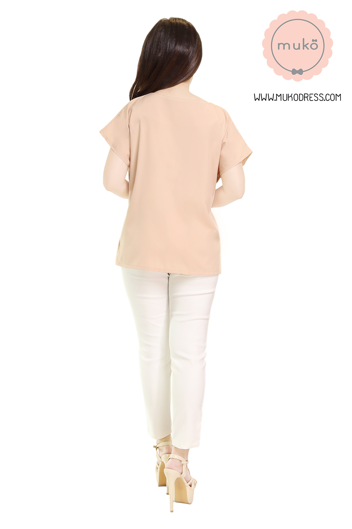 Muko Brandy เสื้อให้นม คลุมท้อง BSL06-026 ลาเต้