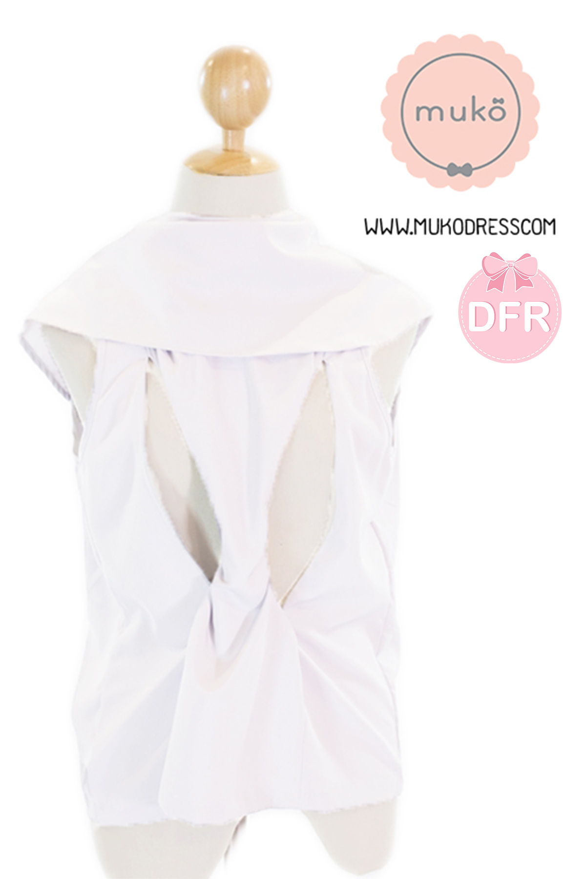Muko Bryony เสื้อเปิดให้นม BSL04-002DFR ขาว Muko Bryony เสื้อเปิดให้นม BSL04-002DFR ขาว