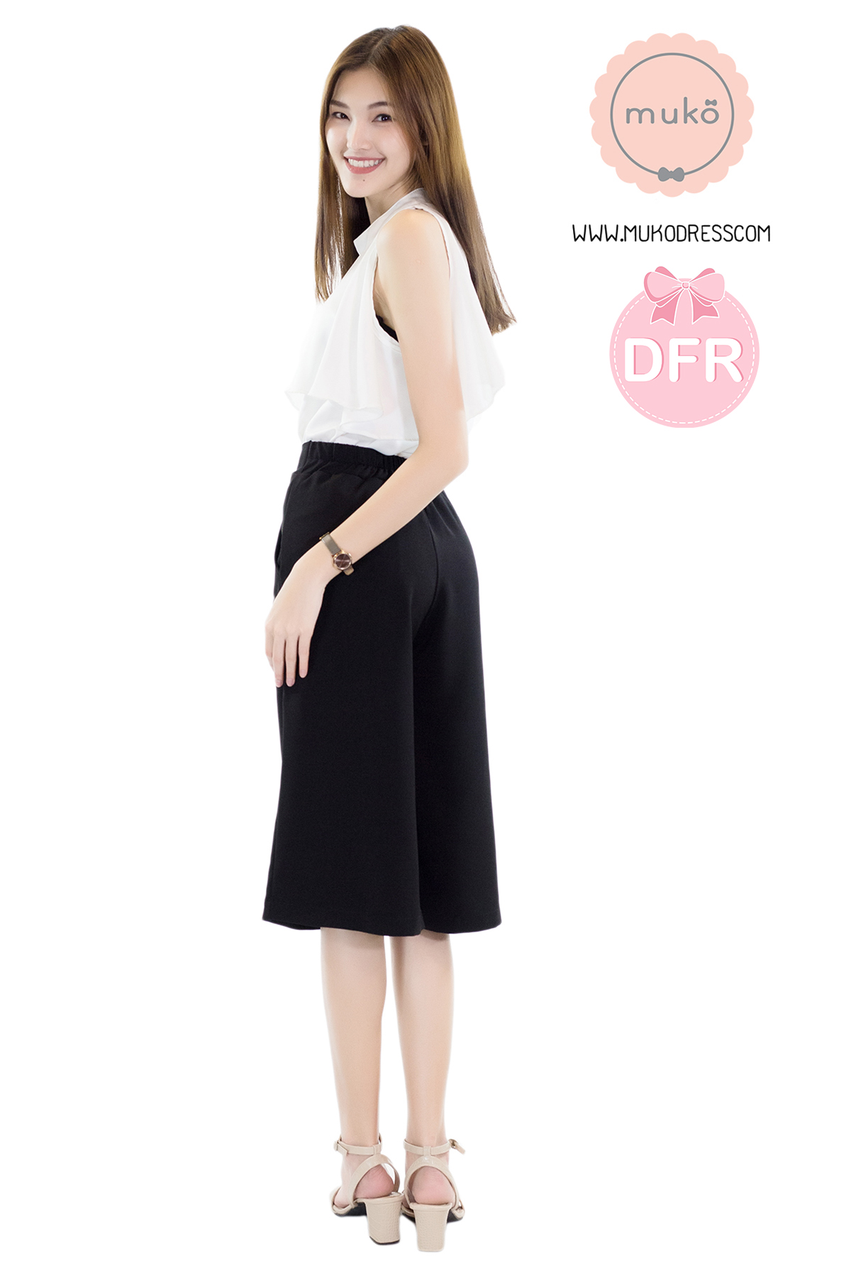 Muko Bryony เสื้อเปิดให้นม BSL04-002DFR ขาว Muko Bryony เสื้อเปิดให้นม BSL04-002DFR ขาว
