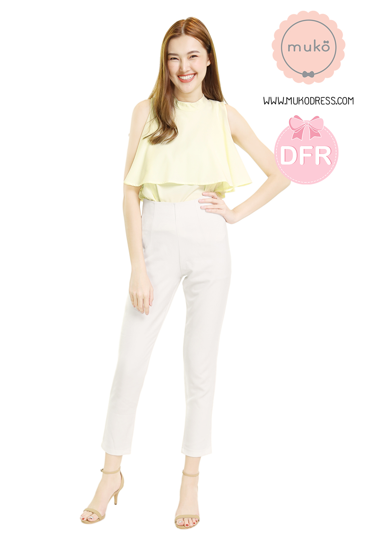Muko Bryony  เสื้อเปิดให้นม BSL04-028DFR เหลืองมัสตาร์ด