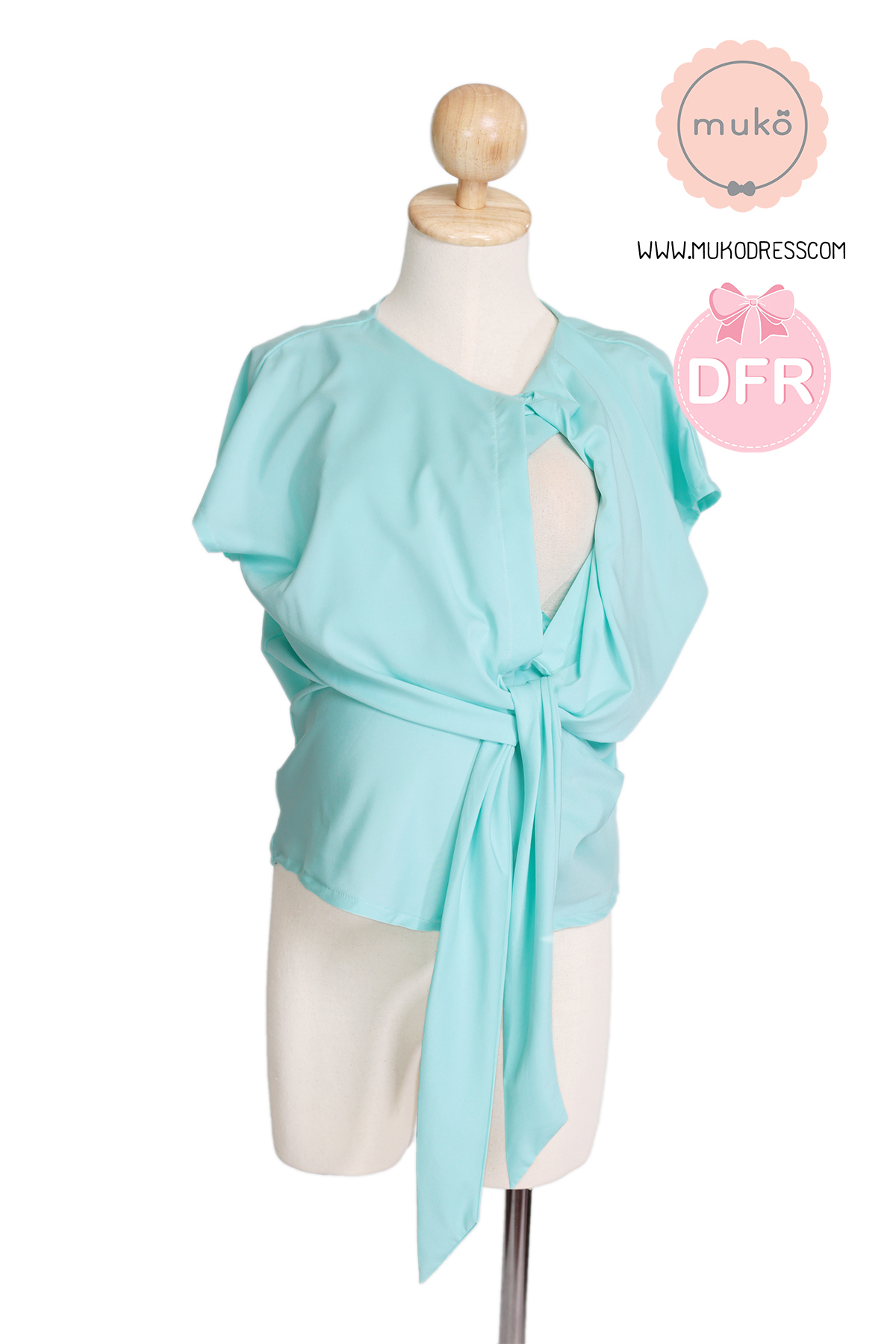 Muko Brandy เสื้อเปิดให้นม คลุมท้อง BSL06-001DFR เขียวอ่อน