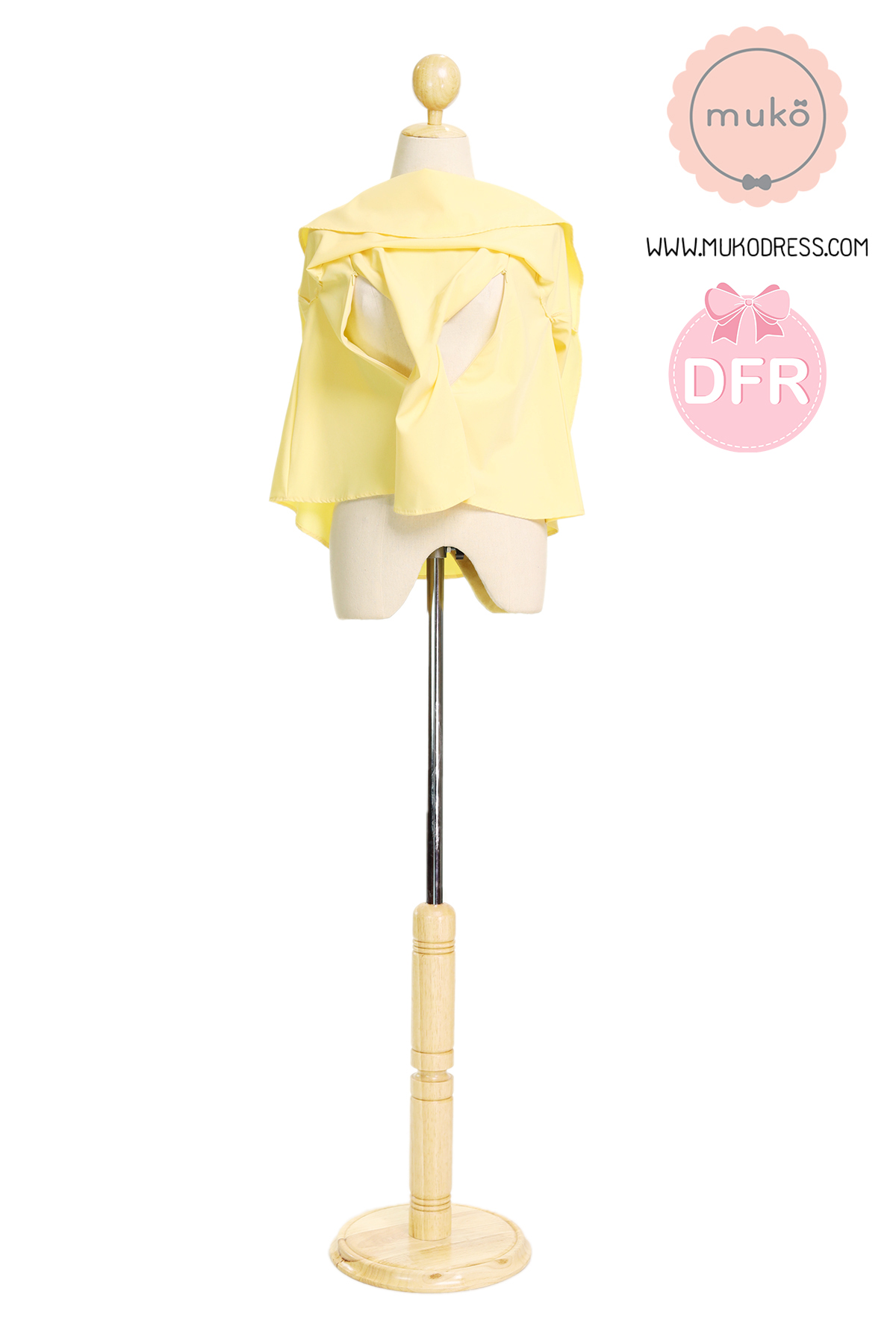 Muko Rachel เสื้อเปิดให้นม BSL12-002DFR เหลืองนม