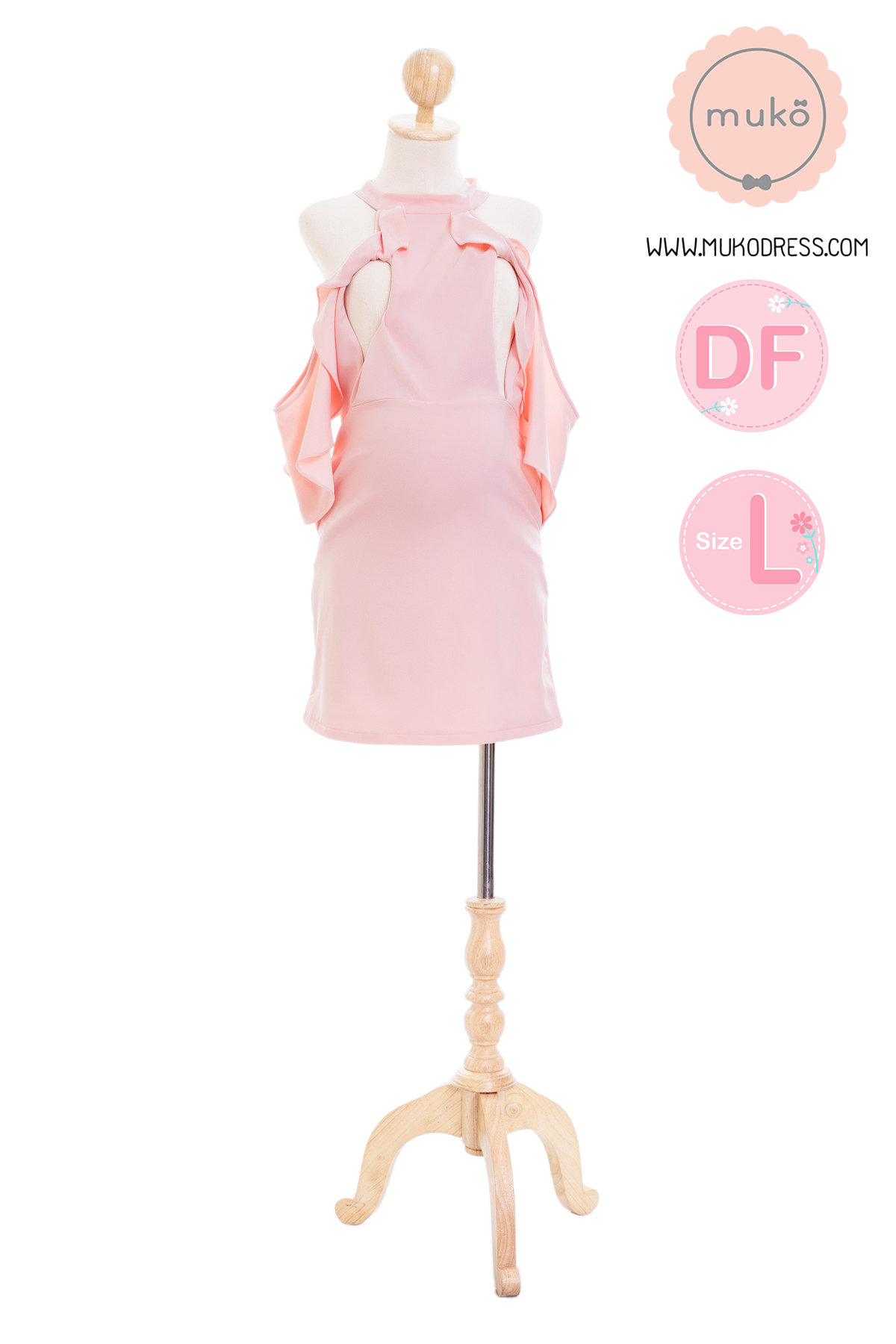 Muko Evelyn เดรสเปิดให้นม คลุมท้อง DZ39-006L DF โอรส