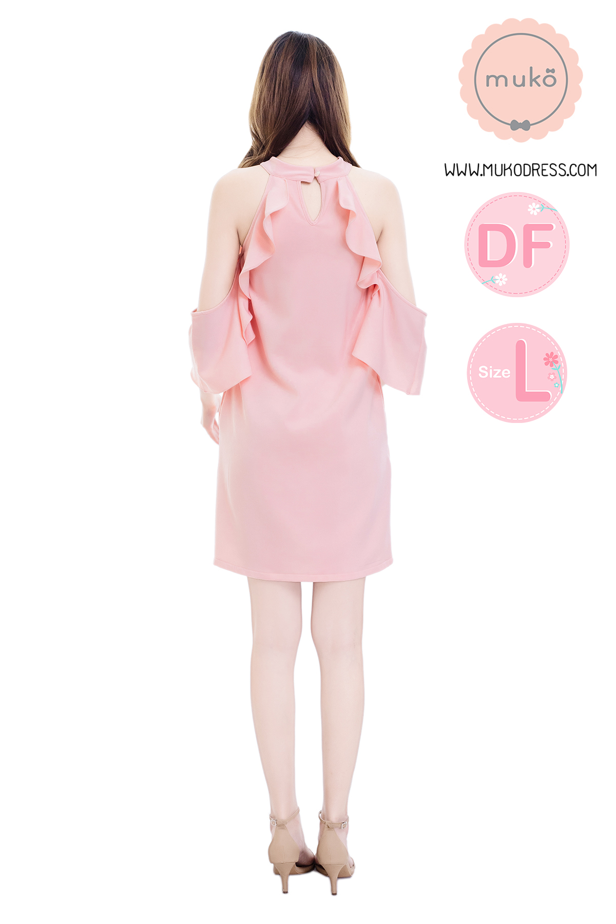 Muko Evelyn เดรสเปิดให้นม คลุมท้อง DZ39-006L DF โอรส