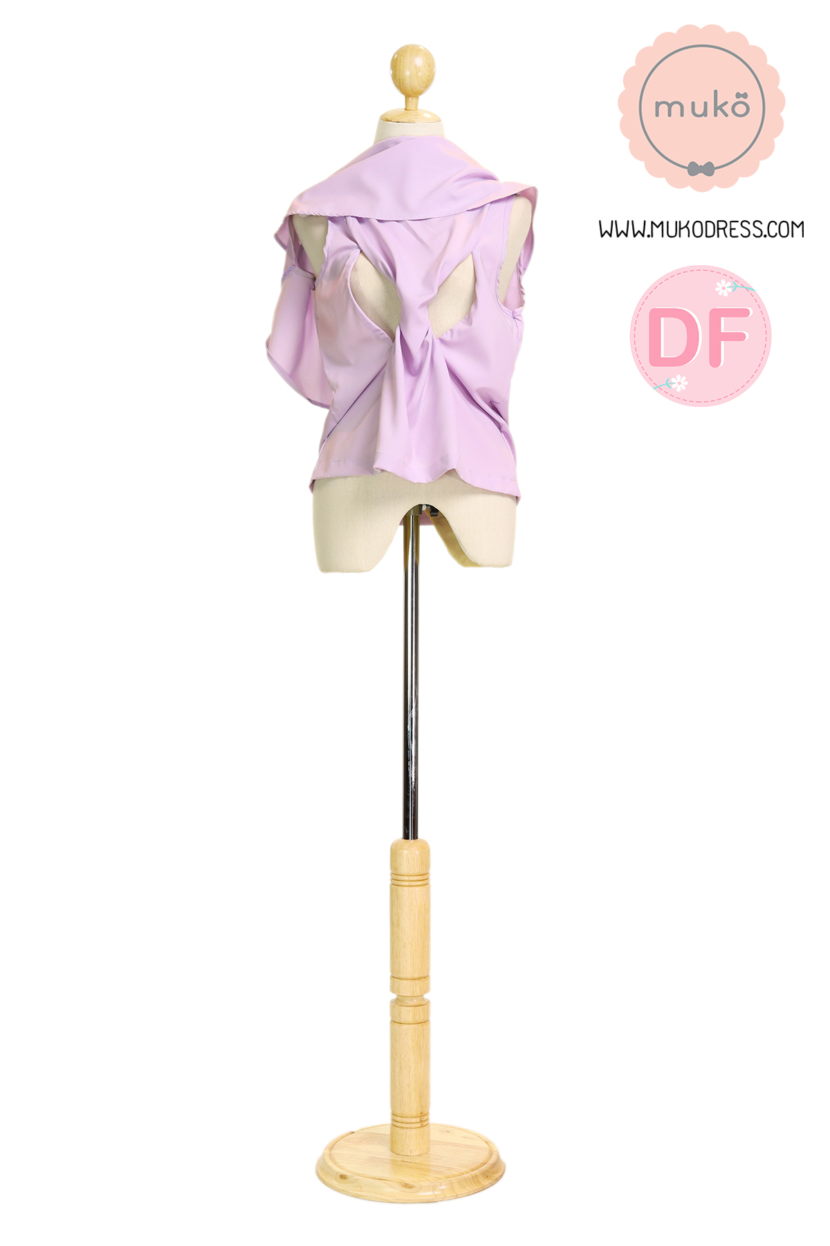 Muko Bryony เสื้อให้นม คลุมท้อง BSL04-026DF ม่วงนม