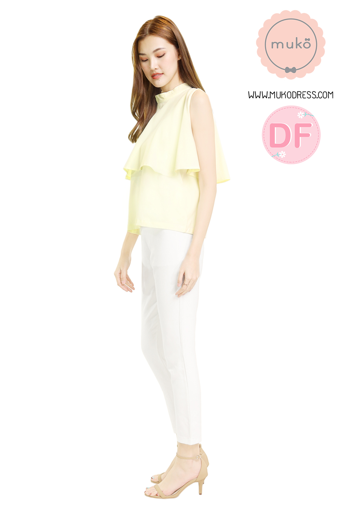 Muko Bryony เสื้อให้นม คลุมท้อง BSL04-028DF เหลืองอ่อน Muko Bryony เสื้อให้นม คลุมท้อง BSL04-028DF เหลืองอ่อน
