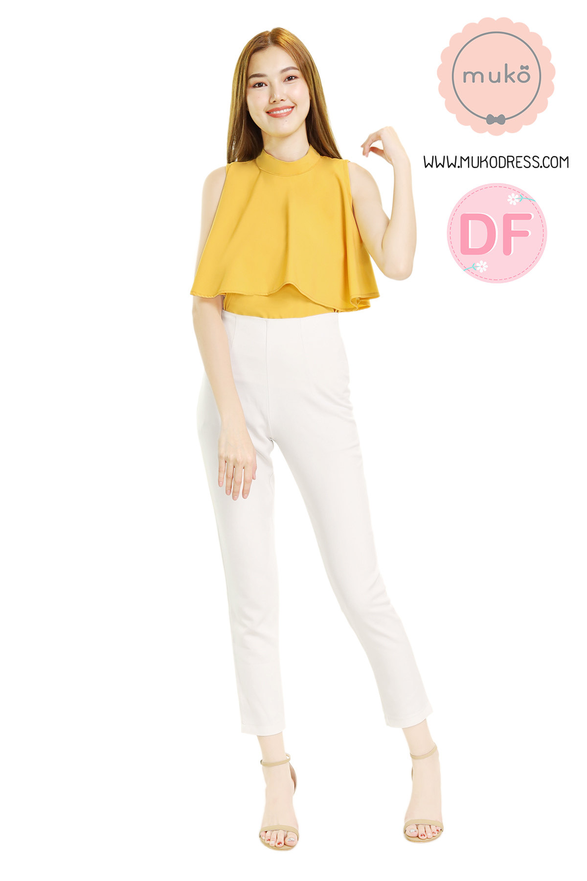 Muko Bryony เสื้อให้นม คลุมท้อง BSL04-025DF เหลืองมัสตาร์ด
