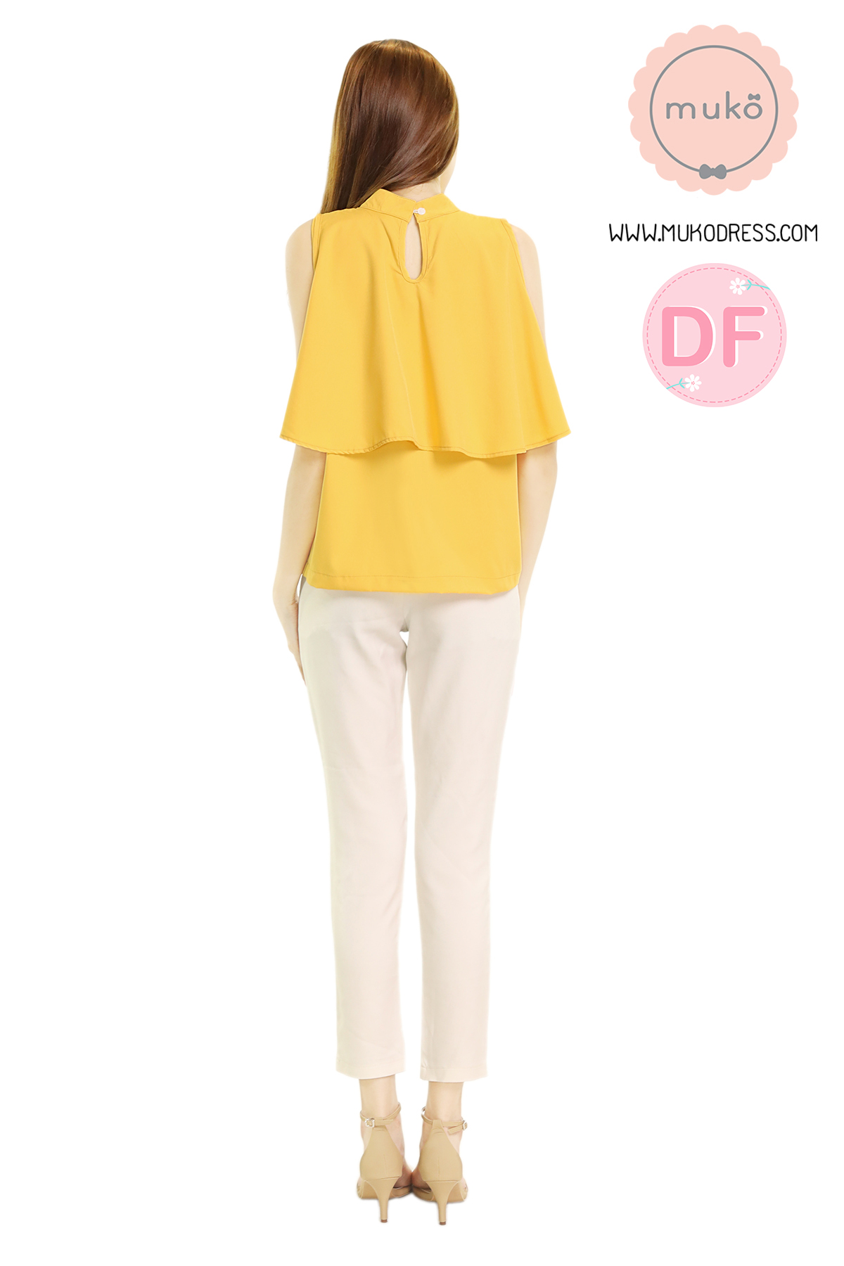 Muko Bryony เสื้อให้นม คลุมท้อง BSL04-025DF เหลืองมัสตาร์ด