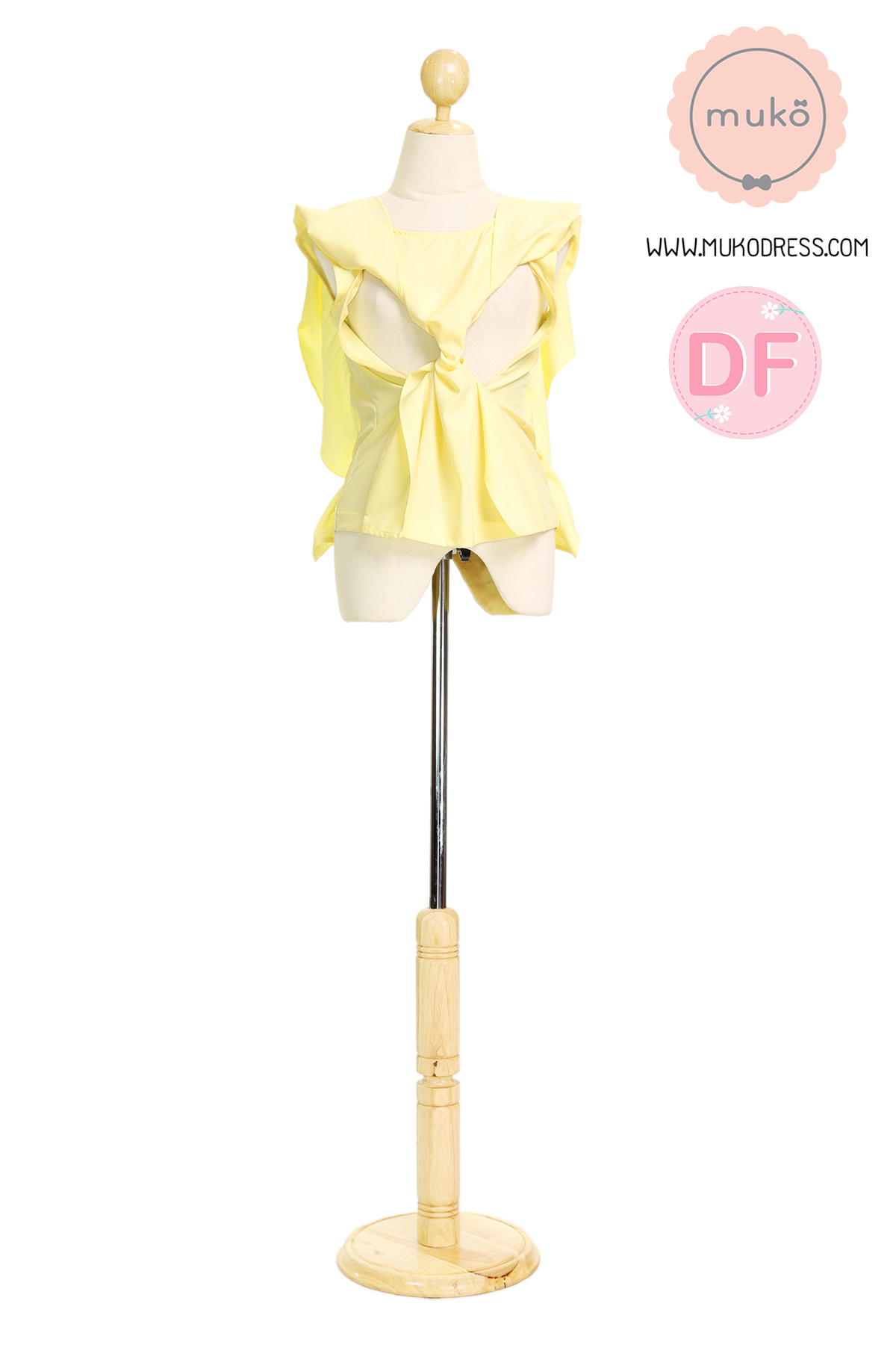Muko Hill Top เสื้อให้นม คลุมท้อง BSL07-014DF เหลืองนม
