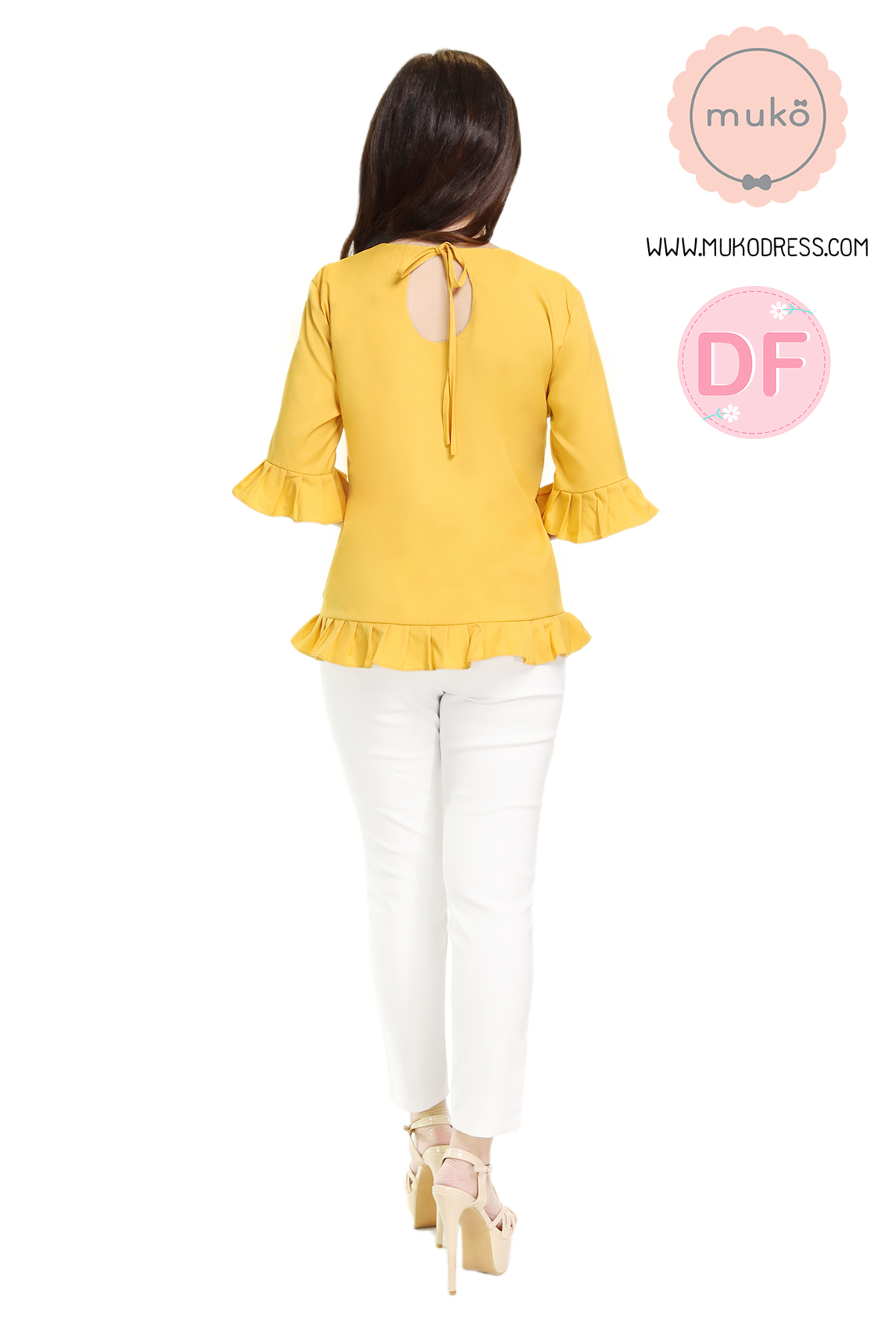 Muko Queens เสื้อให้นม คลุมท้อง BSL09-011DF เหลองมัสตาร์ด