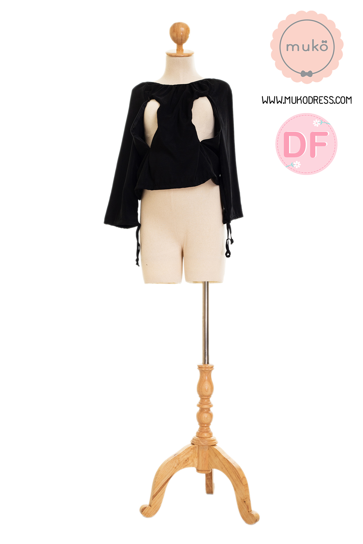 Muko BeHers เสื้อเปิดให้นม BSL16-003DF แขนยาว