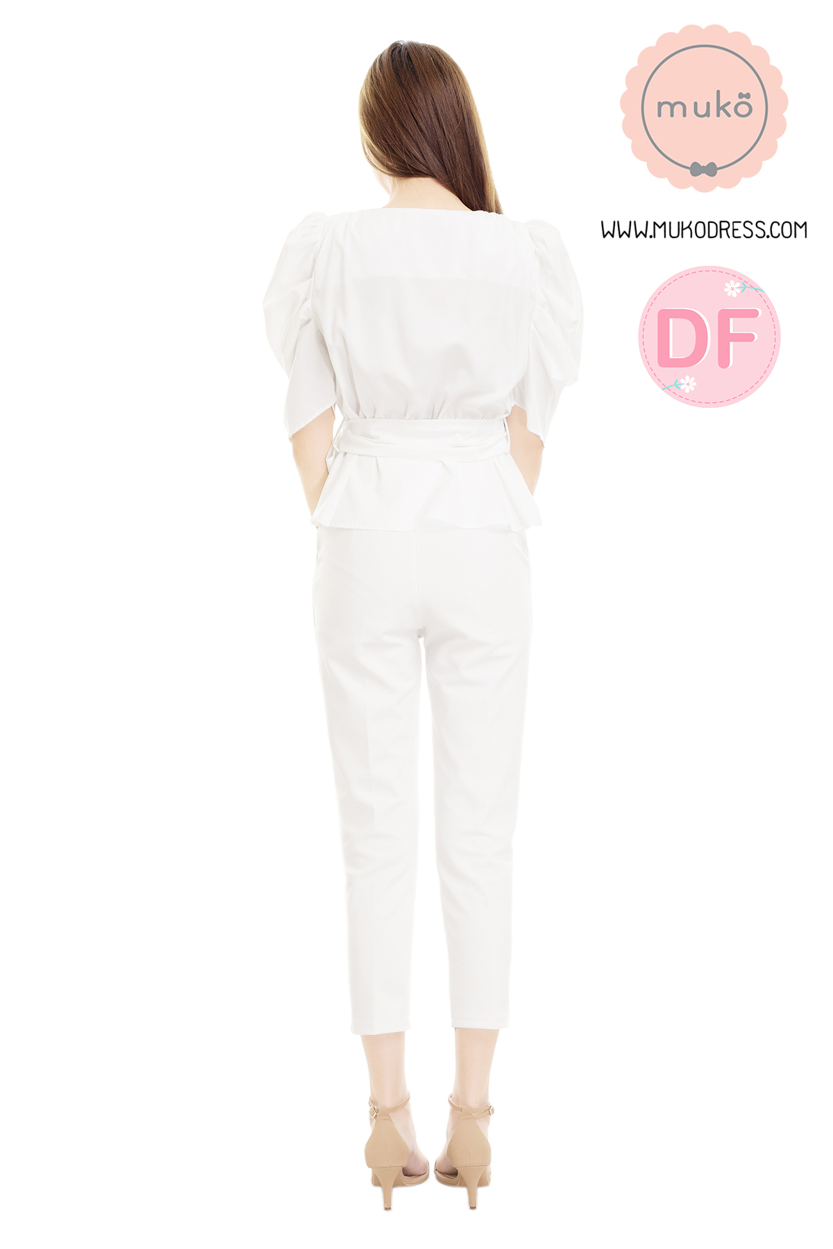 Muko Averly เสื้อเปิดให้นม BSL20-004DF ขาว