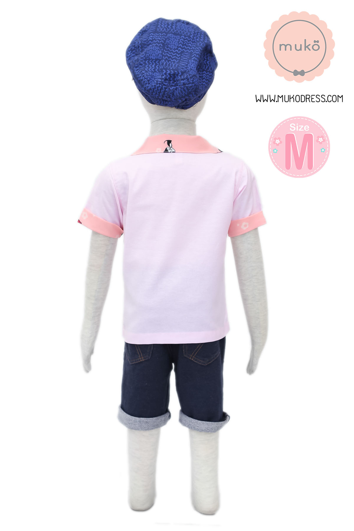 Muko Family Set – Primo ชุดลูกชาย FB01-006M ชมพู