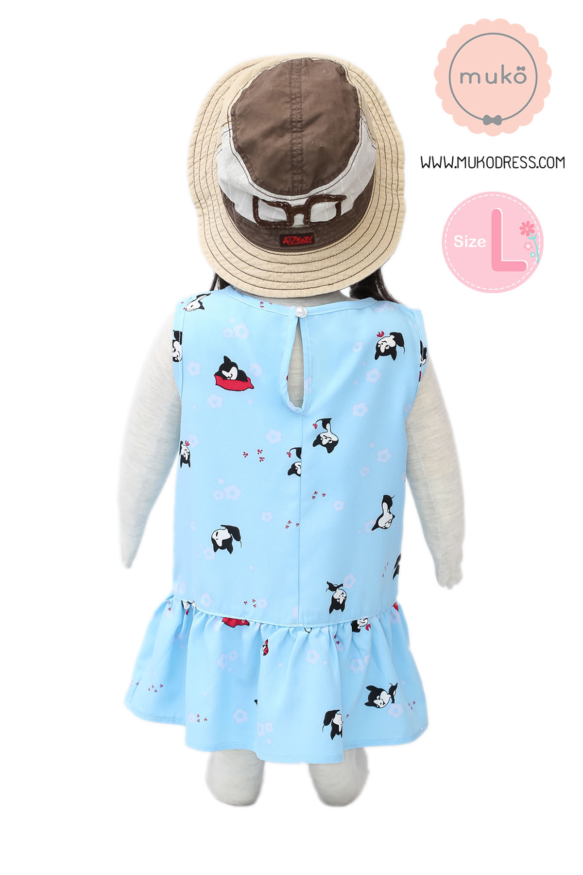 Muko Preamy - Family Set  ชุดลูกสาว FG01-008L ฟ้า