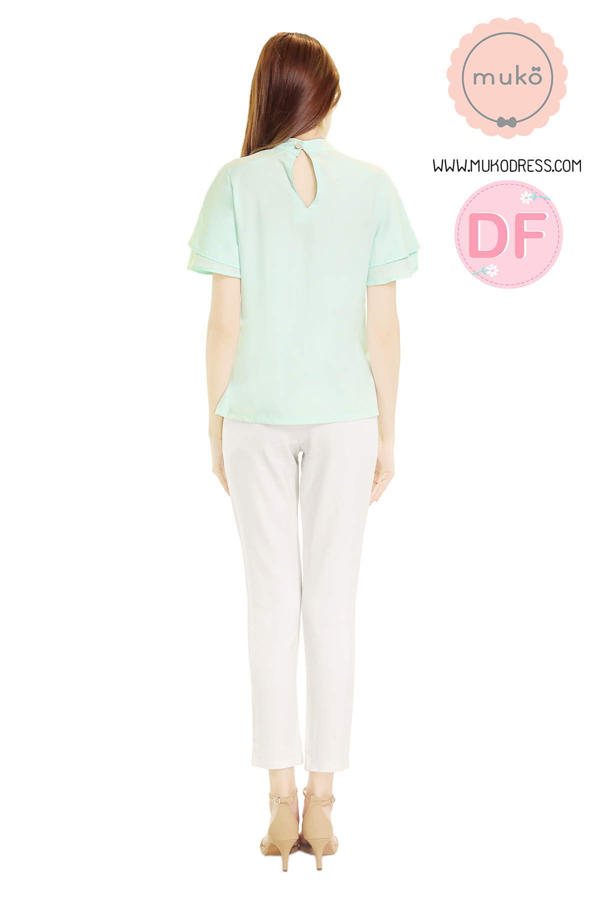 Muko Stella เสื้อเปิดให้นม BSL13-006DF เขียว