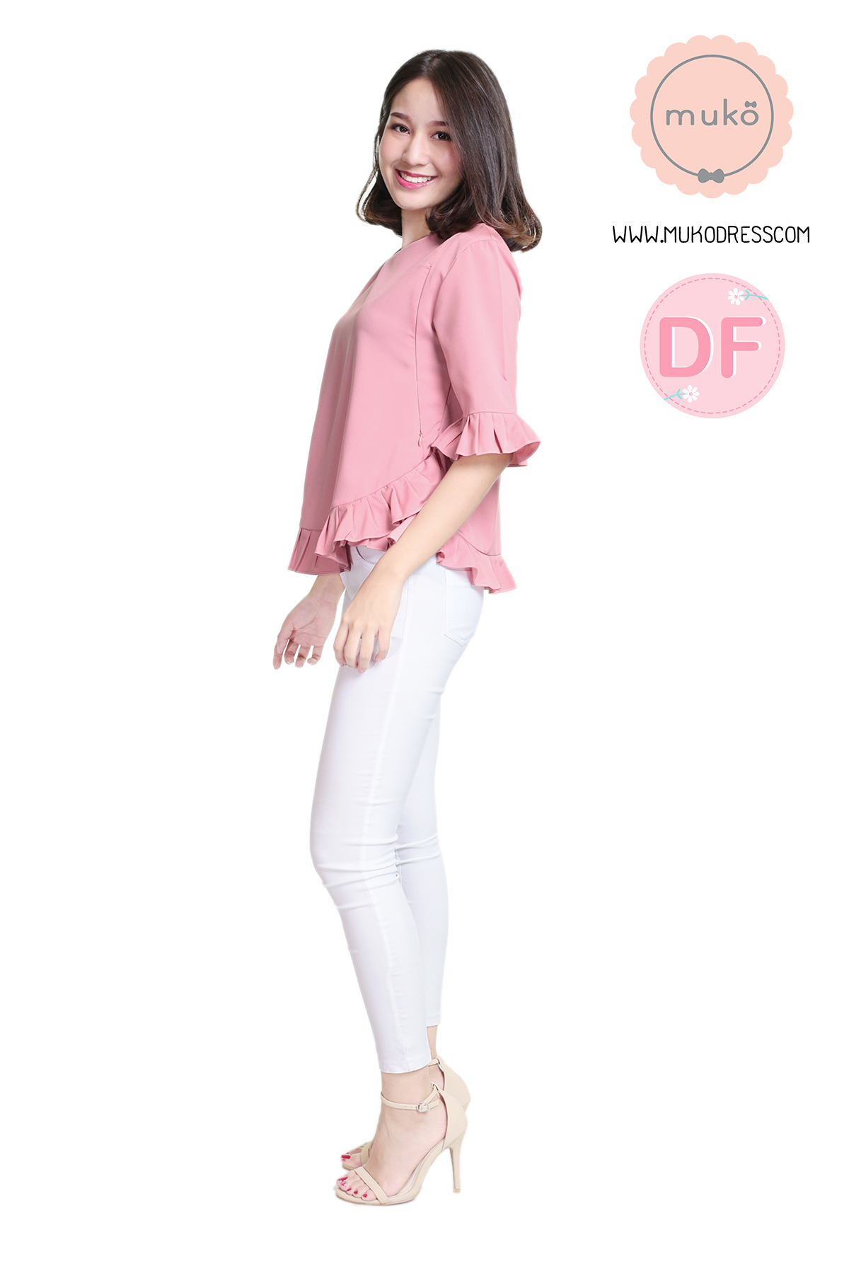 Muko Queens เสื้อให้นม คลุมท้อง BSL09-007DF กะปิ Muko Queens เสื้อให้นม คลุมท้อง BSL09-007DF กะปิ