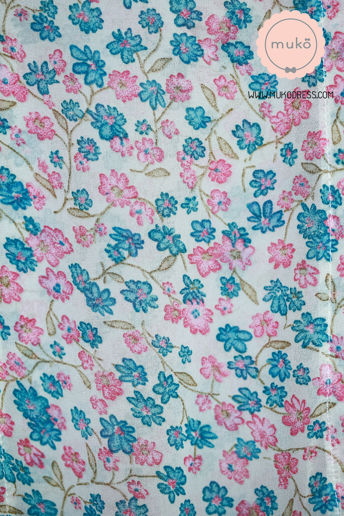 Muko Alice ชุดเซต เสื้อเปิดให้นม SS01-015 สีฟ้าดอกฟ้า