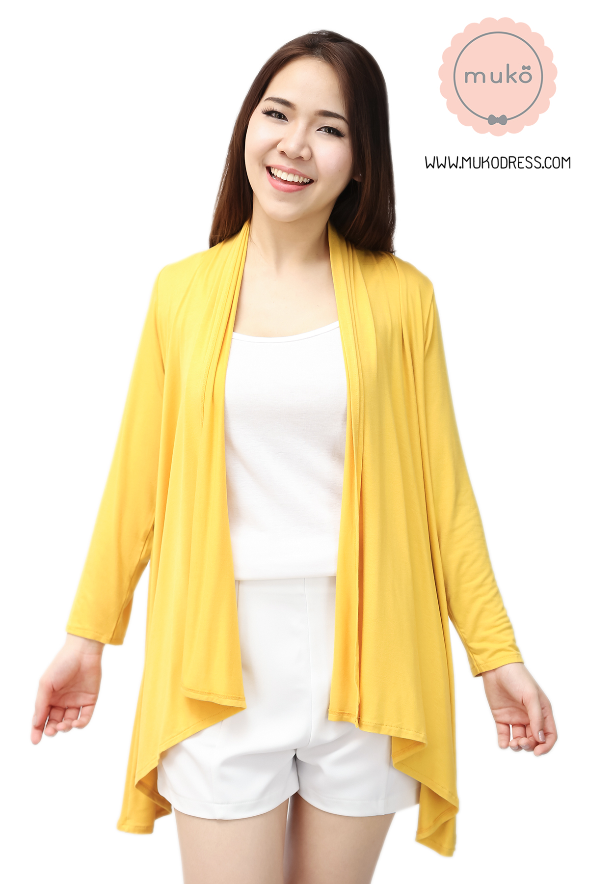 Muko Kimochi เสื้อคลุมท้อง AB04-002 เหลือง