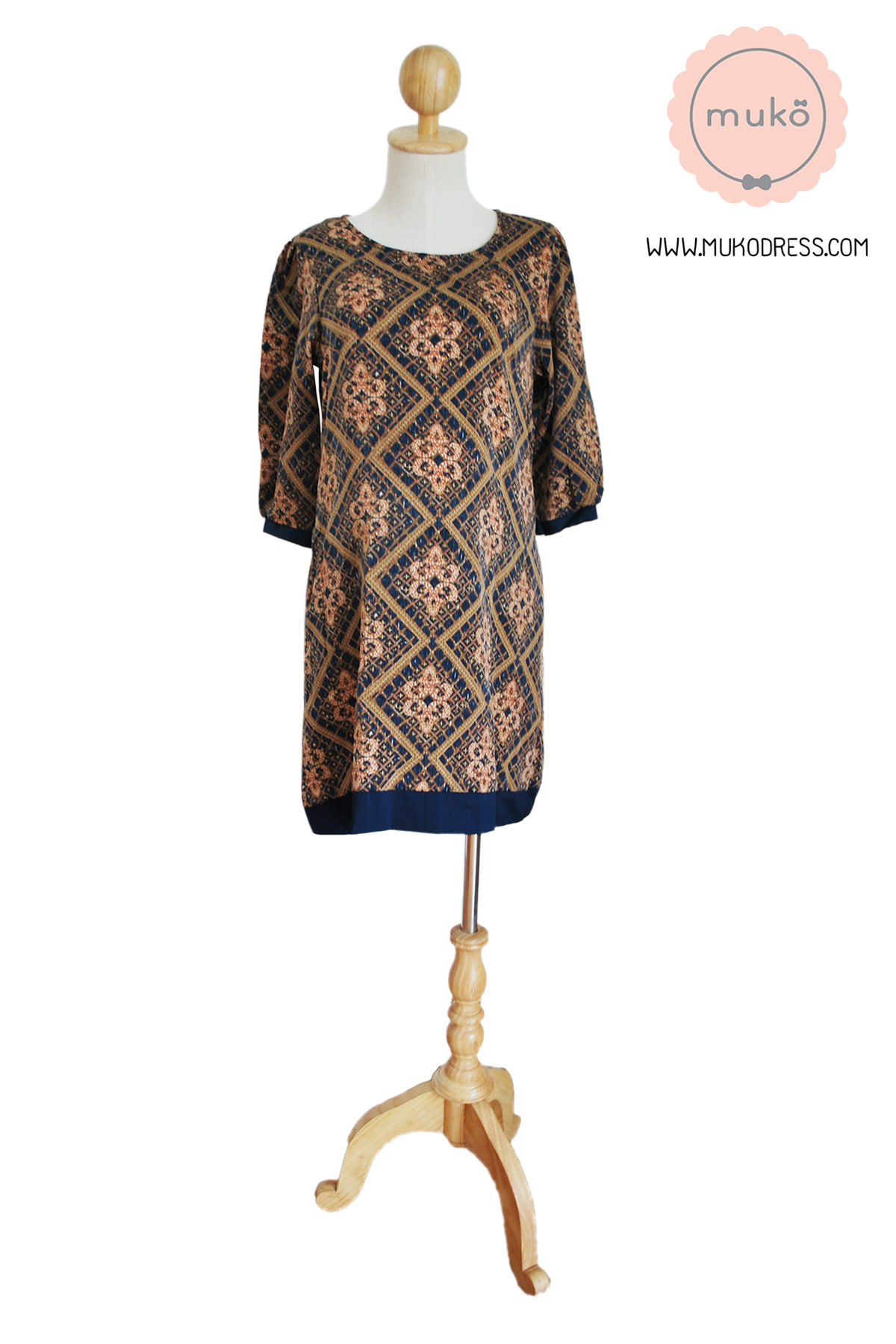 [Sale 50%] Muko Canolia เดรสคลุมท้อง**คลุมท้องอย่างเดียว** DM08-001 ลายไทย