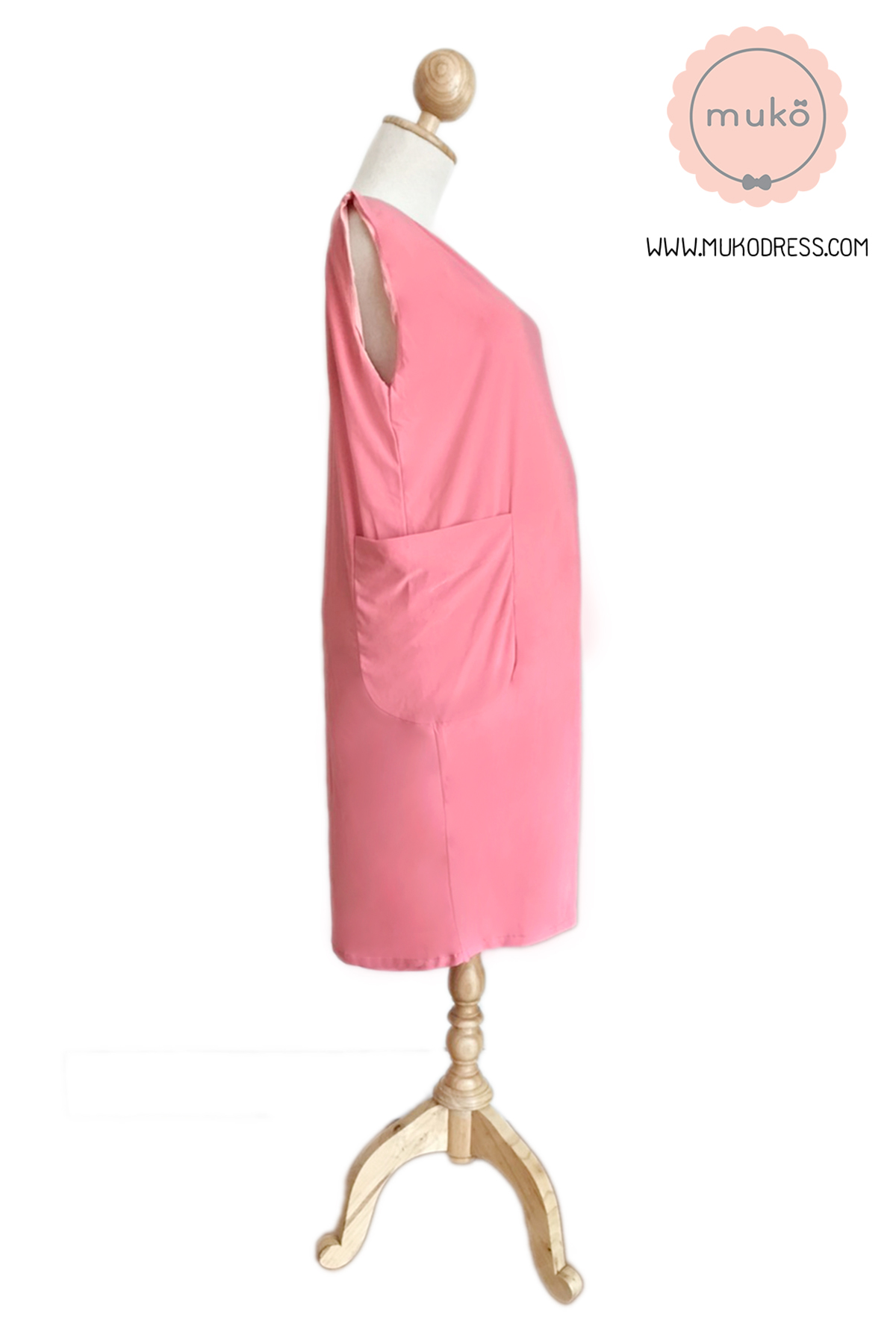 [Sale 50%] Muko Ohayo เดรสคลุมท้อง ** คลุมท้องอย่างเดียว ** DM09-001 โอรส