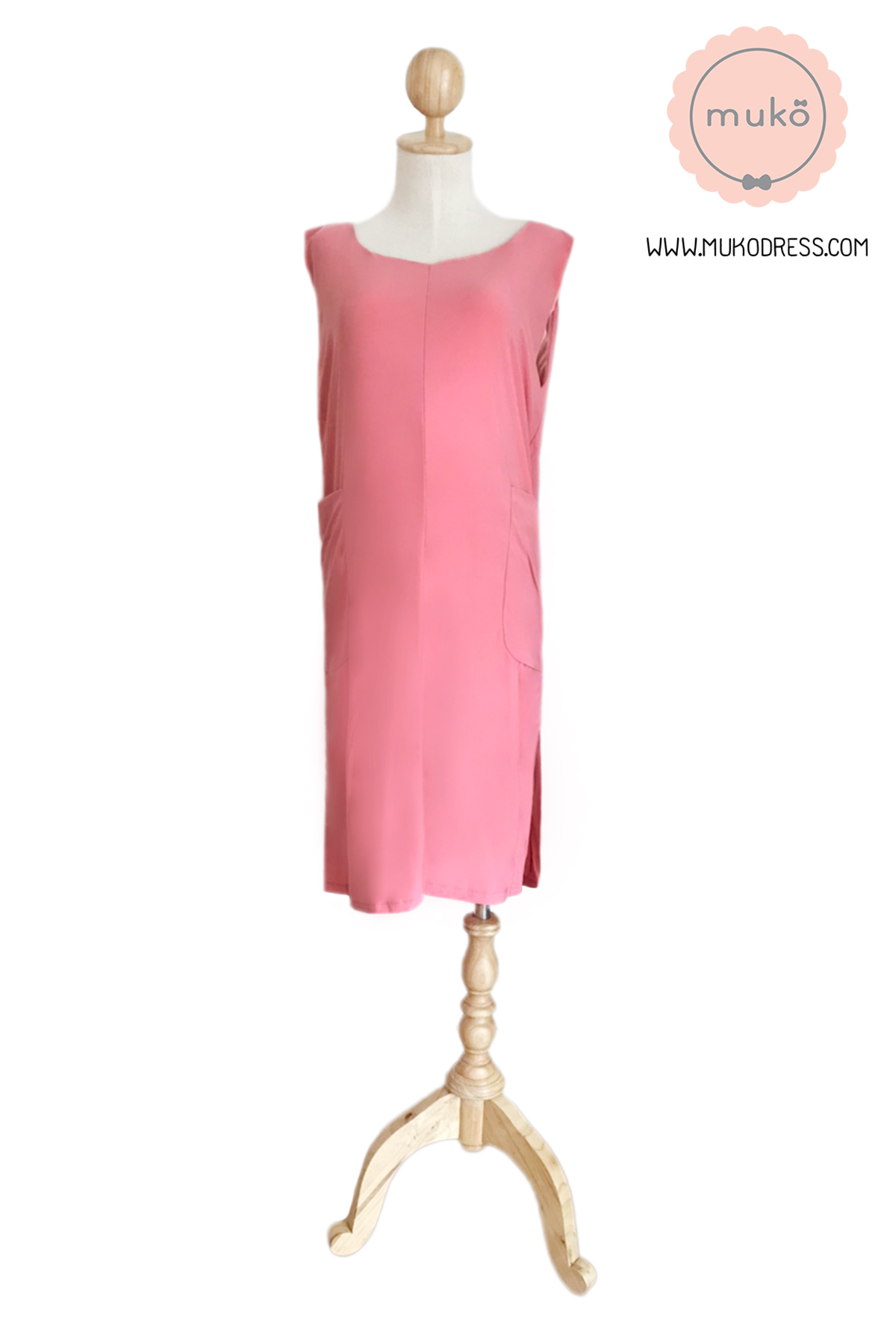 [Sale 50%] Muko Ohayo เดรสคลุมท้อง ** คลุมท้องอย่างเดียว ** DM09-001 โอรส