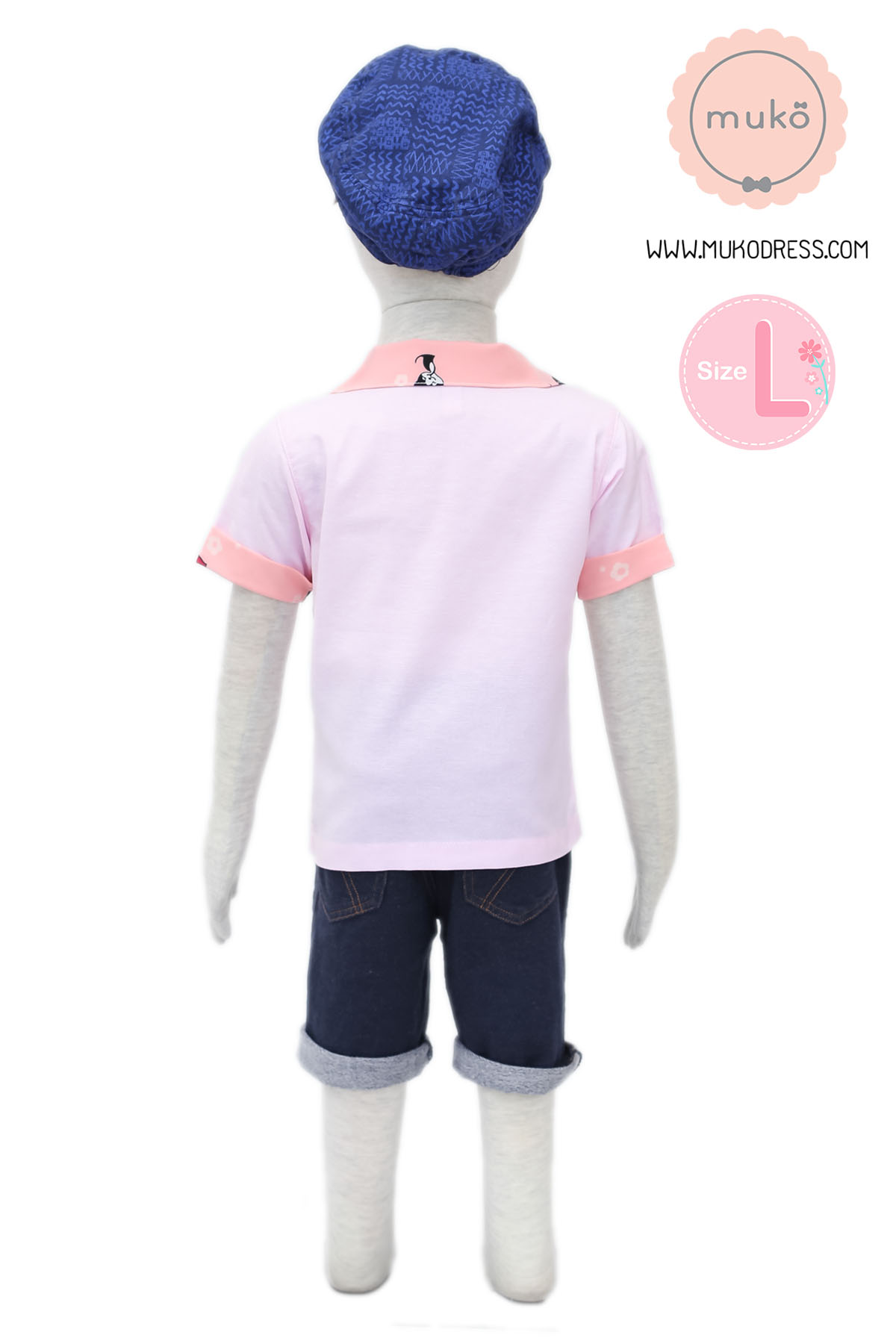 Muko Family Set – Primo ชุดลูกชาย FB01-009L ชมพู