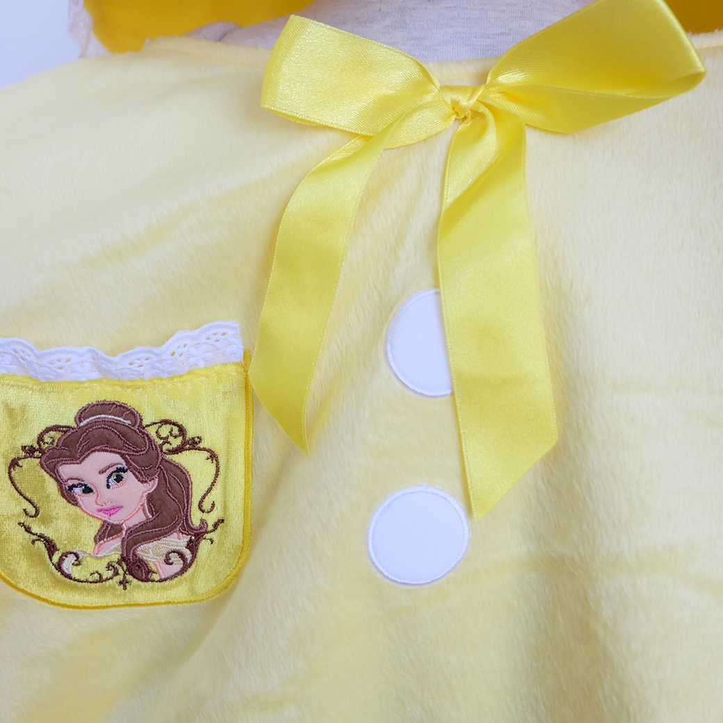 ชุดคลุมเจ้าหญิงดิสนีย์ ลิขสิทธิ์แท้ CA02-001 สีเหลือง