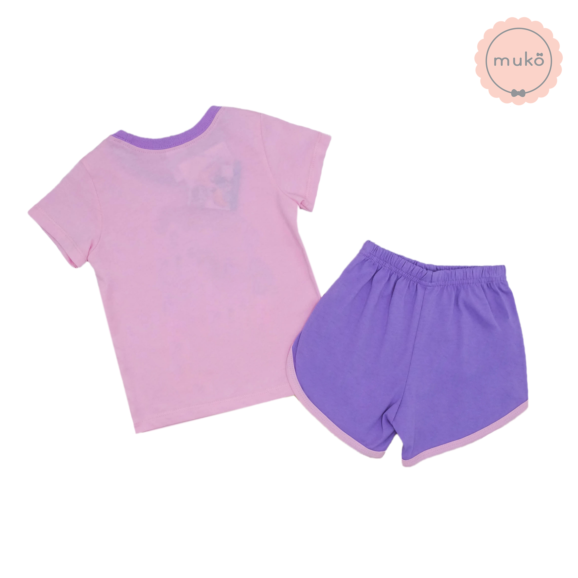ชุดเบบี้ 3-6 เดือน แขนสั้น-ขาสั้น (S=70) MLP017-01-L-Lavender S ลายโพนี่ โพนี่ Pony Pony