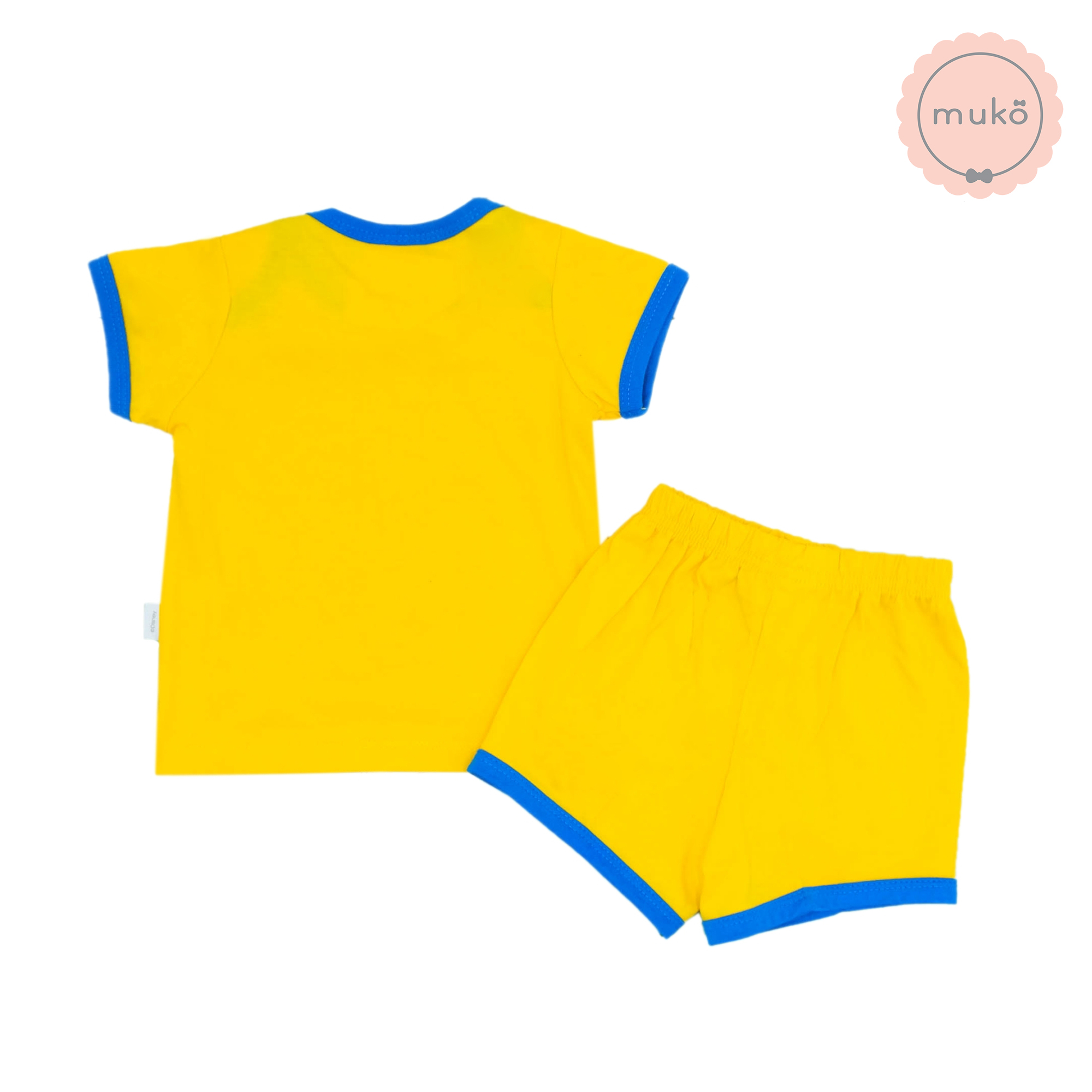 ชุดเบบี้ 3-6 เดือน แขนสั้น-ขาสั้น (S=70) DMK017-10-L-Yellow S ลายมิกกี้ เมาส์ Mickey Mouse
