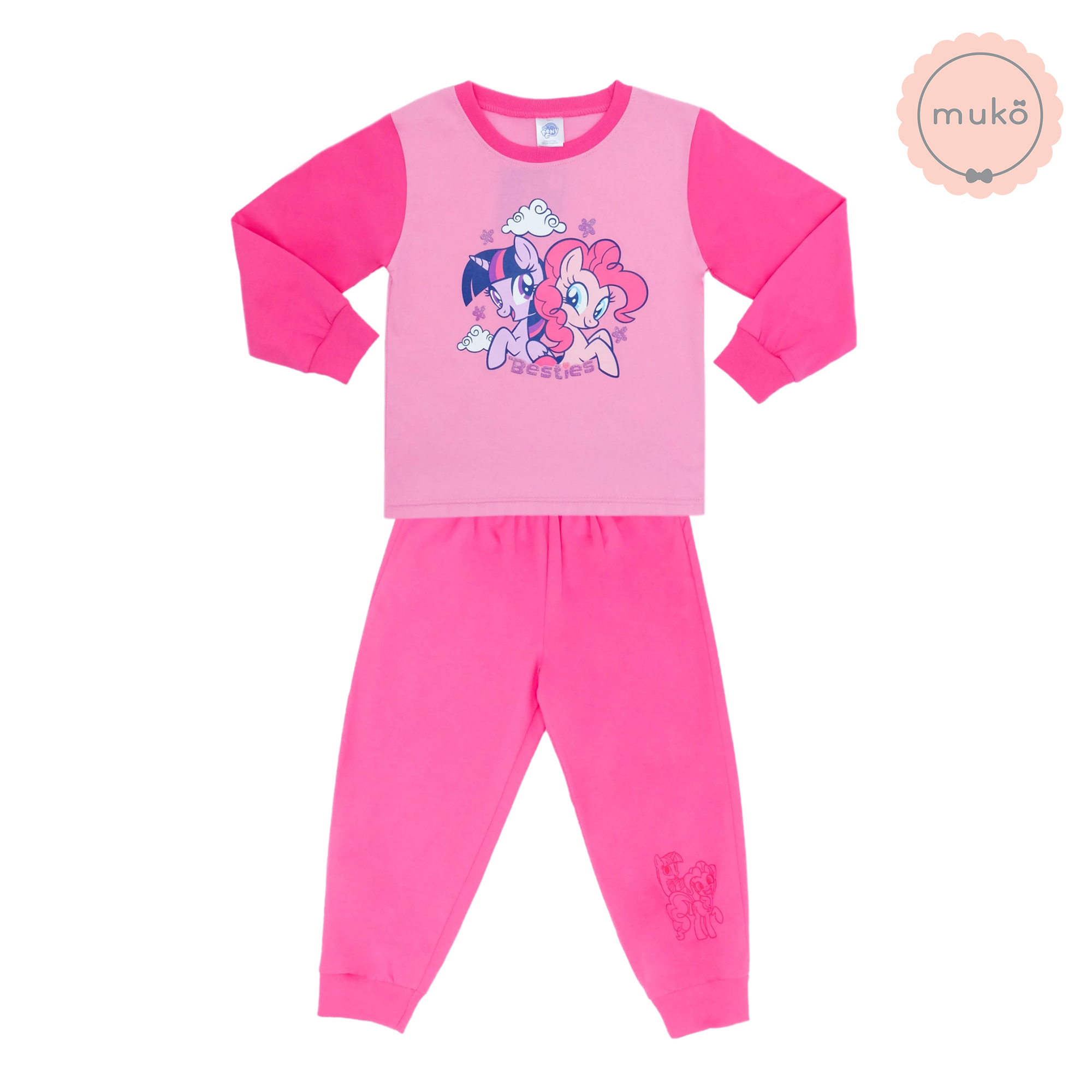 ชุดเด็ก 2-3 ขวบ แขนยาว-ขายาว (Size 3) MLP127-16-3-Pink 3 ลาย โพนี่โพนี่ Pony สีชมพู(แขนสีชมพูเข้ม) ชุดเด็ก 2-3 ขวบ แขนยาว-ขายาว (Size 3) MLP127-16-3-Pink 3 ลาย โพนี่โพนี่ Pony สีชมพู(แขนสีชมพูเข้ม)