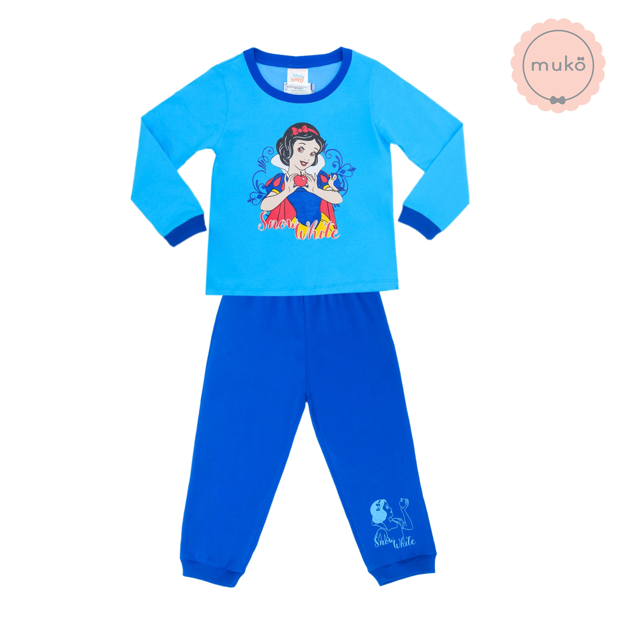 ชุดเด็ก 2-3 ขวบ แขนยาว-ขายาว (Size 3) DPC127-02-3-Blue 3 ลายเจ้าหญิงสโนไวท์ Snow white สีฟ้า (เสื้อฟ้ากางเกงน้ำเงิน) ชุดเด็ก 2-3 ขวบ แขนยาว-ขายาว (Size 3) DPC127-02-3-Blue 3 ลายเจ้าหญิงสโนไวท์ Snow white สีฟ้า (เสื้อฟ้ากางเกงน้ำเงิน)