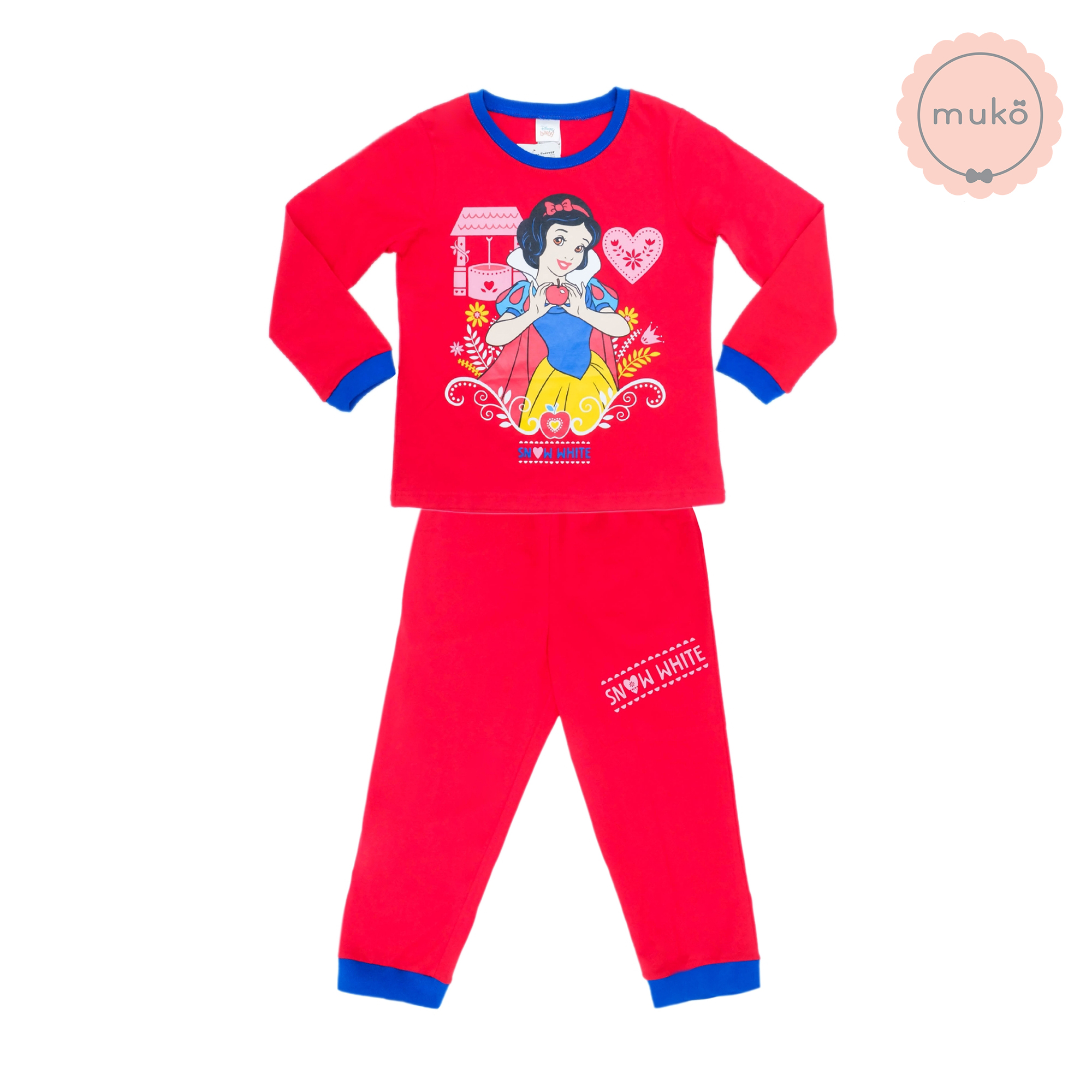 ชุดเด็ก 4-5 ขวบ แขนยาว-ขายาว (Size S) DPC127-09-XL-Red S ลายเจ้าหญิงสโนไวท์ Snow white สีแดง (แดงทั้งชุดขอบน้ำเงิน) ชุดเด็ก 4-5 ขวบ แขนยาว-ขายาว (Size S) DPC127-09-XL-Red S ลายเจ้าหญิงสโนไวท์ Snow white สีแดง (แดงทั้งชุดขอบน้ำเงิน)