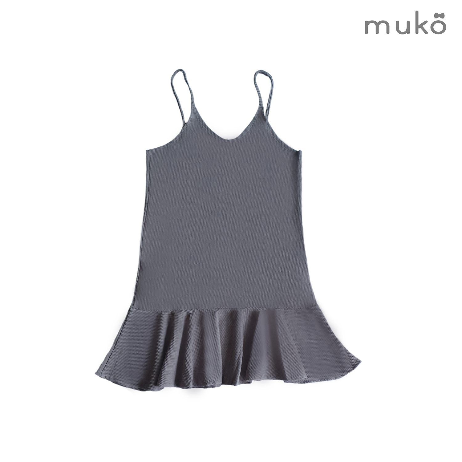 Muko Yuri **กระโปรงเอี๊ยม**อย่างเดียว คลุมท้องหรือจะใส่แฟชั่นสวยๆก็ได้นะคะ DM10-005 สีเทา